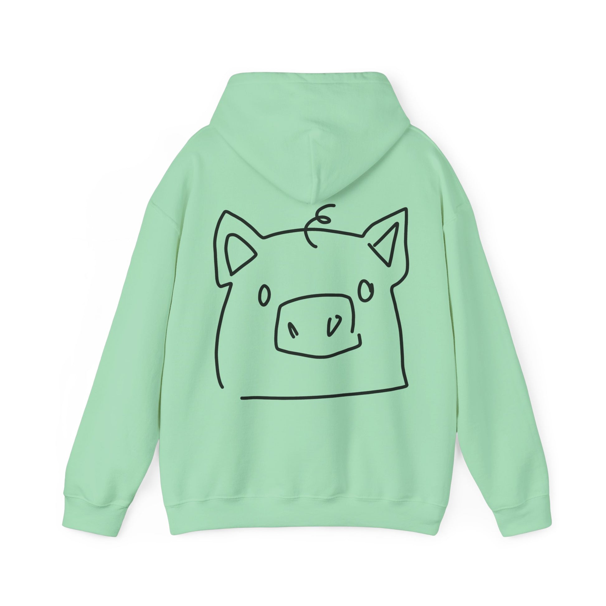 Piggy Face Unisex Hooded Sweatshirt - ALIQUOS