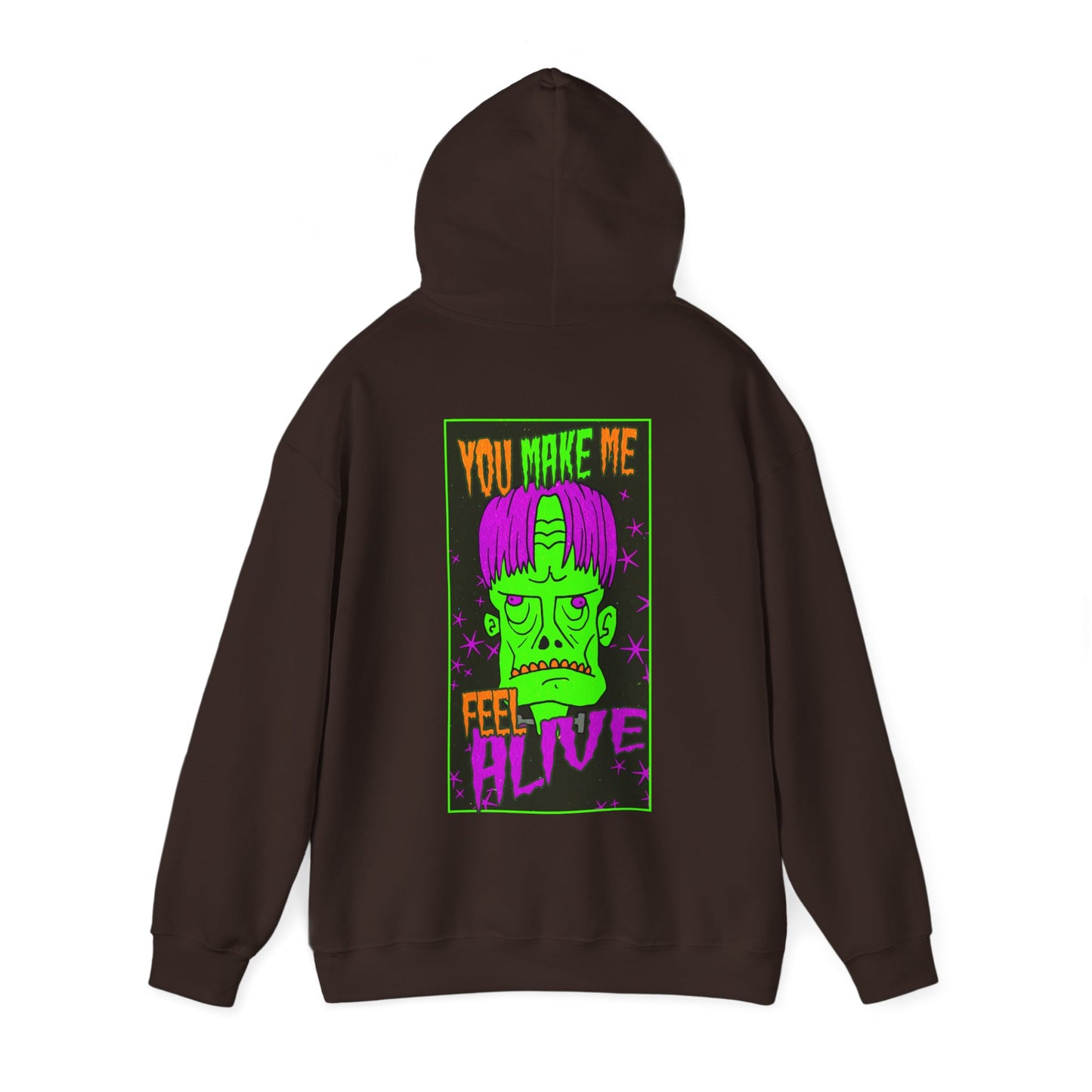 Unisex Hooded Sweatshirt - Frankenstein Monster Design - ALIQUOS