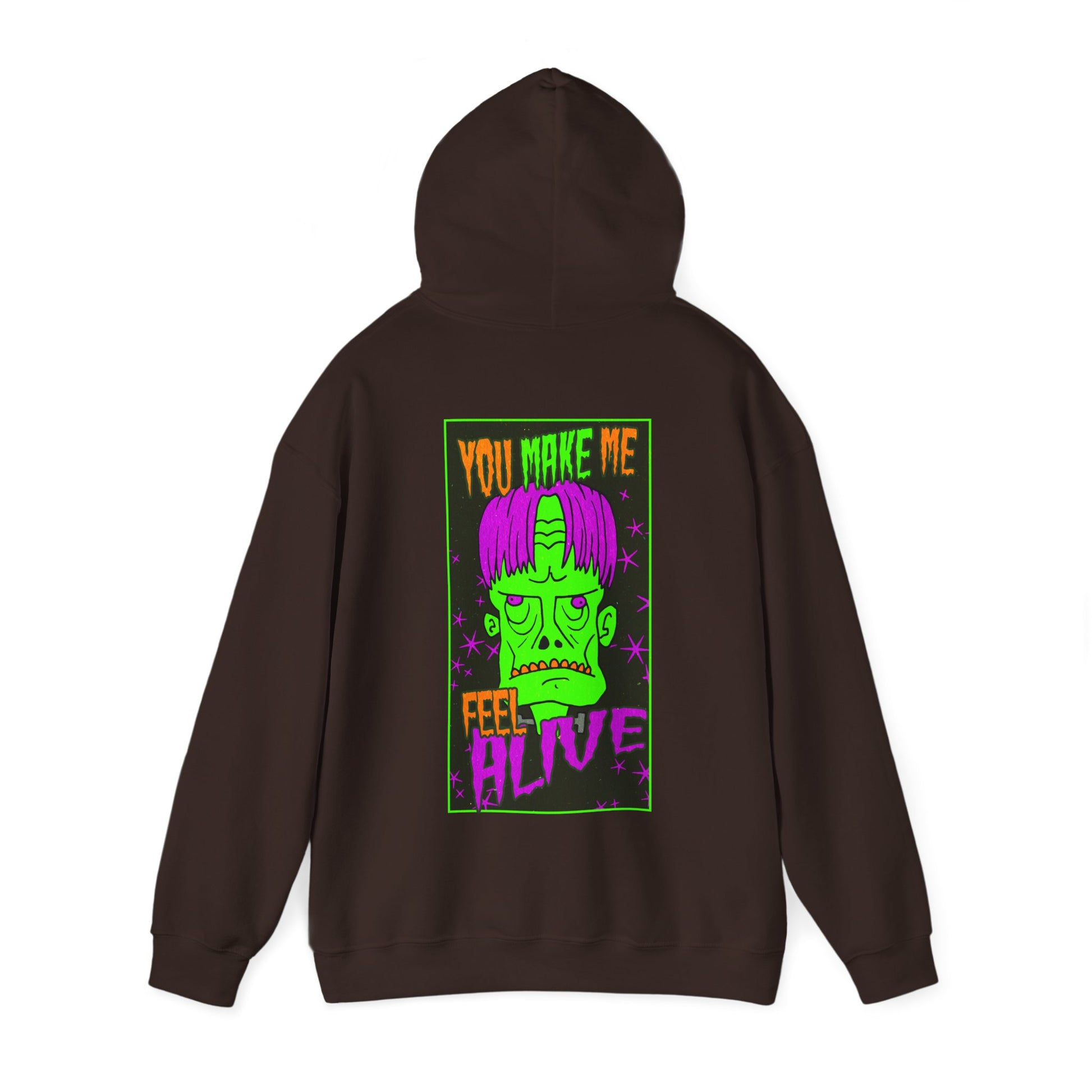 Unisex Hooded Sweatshirt - Frankenstein Monster Design - ALIQUOS