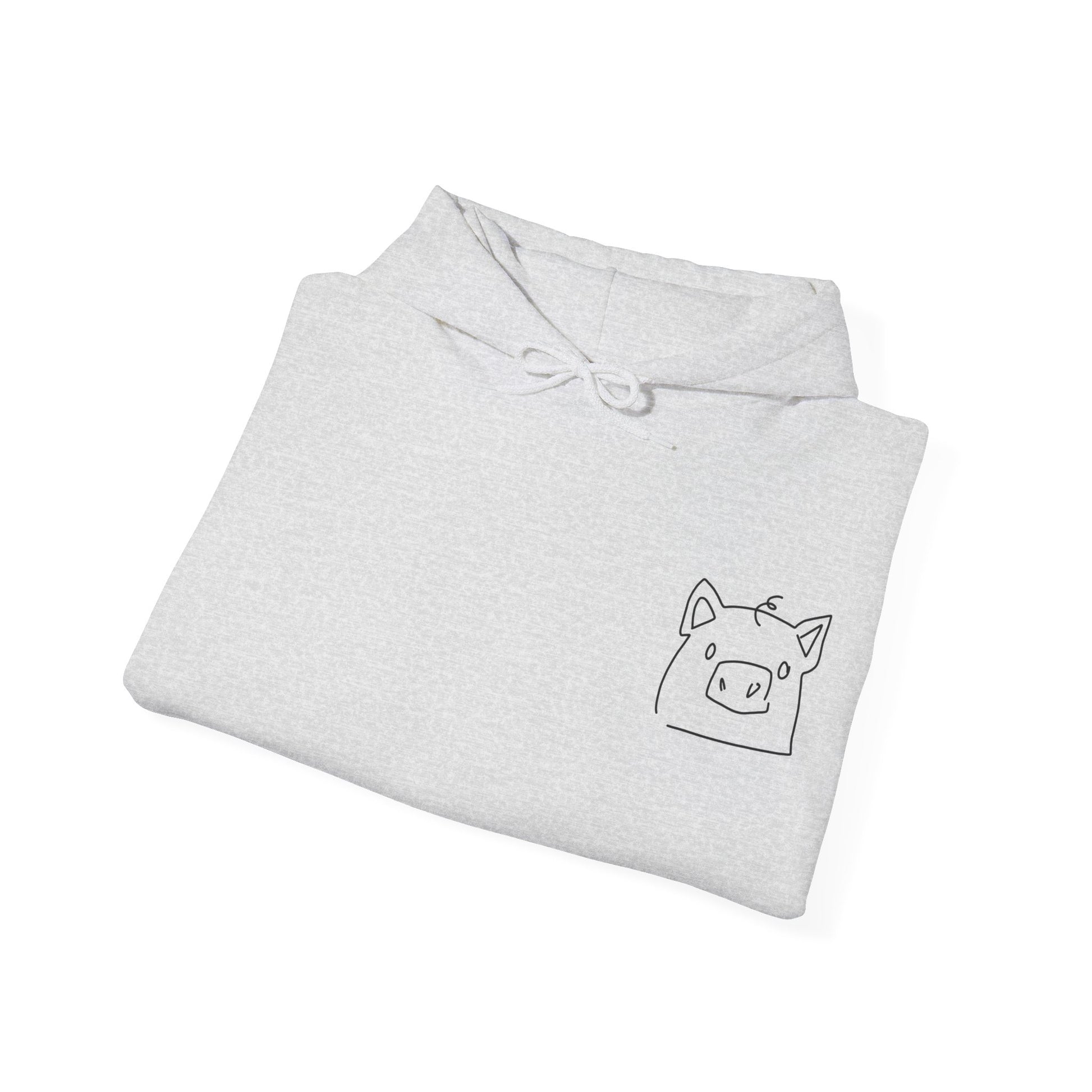 Piggy Face Unisex Hooded Sweatshirt - ALIQUOS