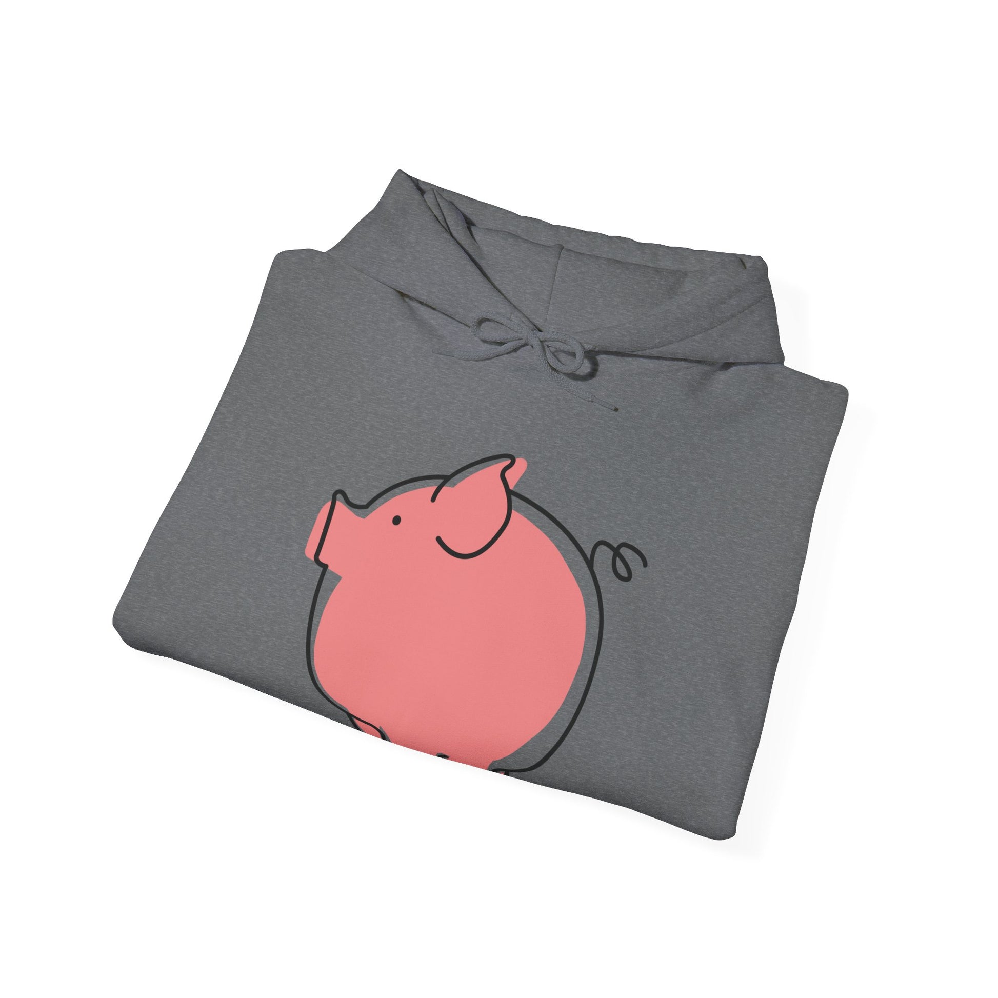 Pudgy Piggy Unisex Hooded Sweatshirt - ALIQUOS