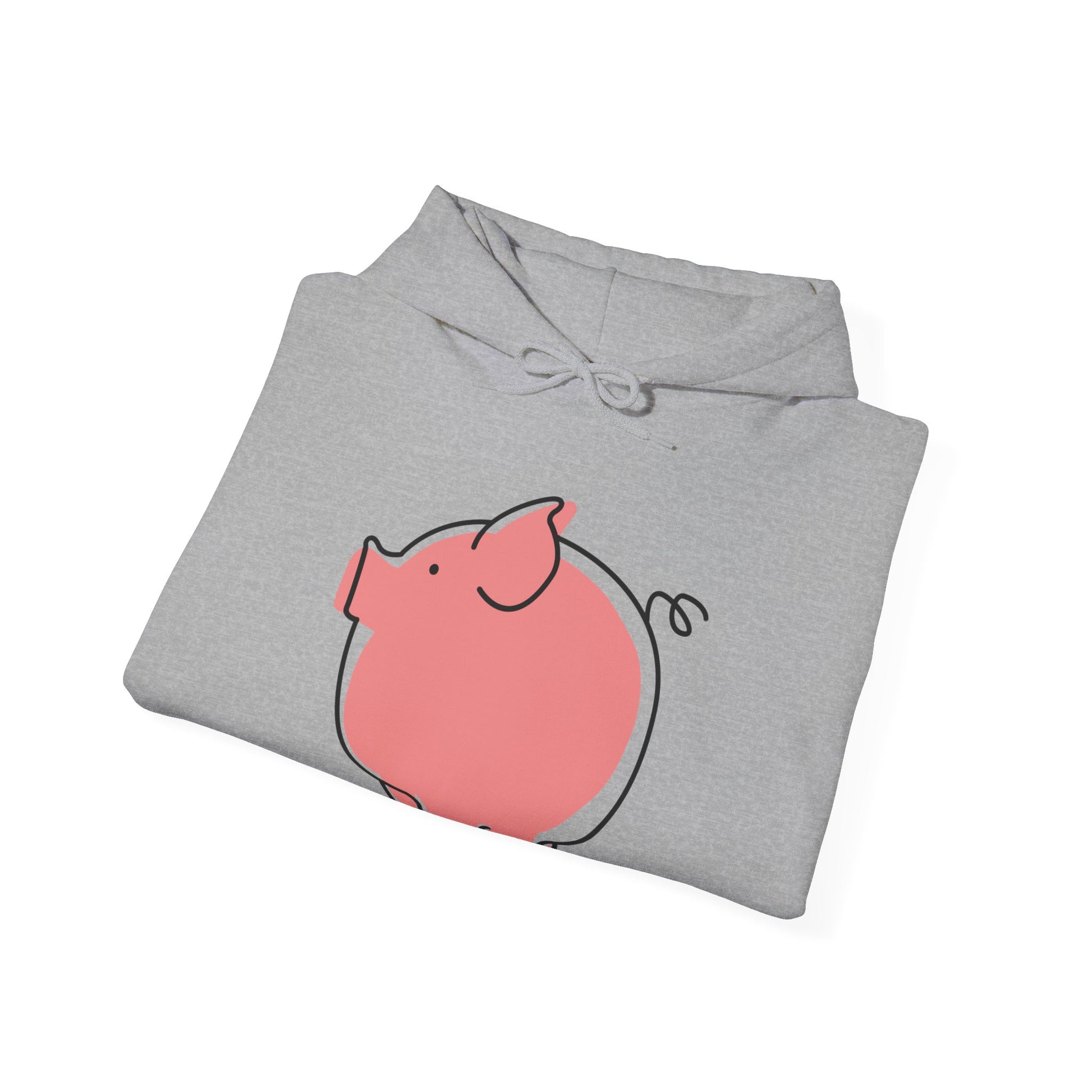 Pudgy Piggy Unisex Hooded Sweatshirt - ALIQUOS