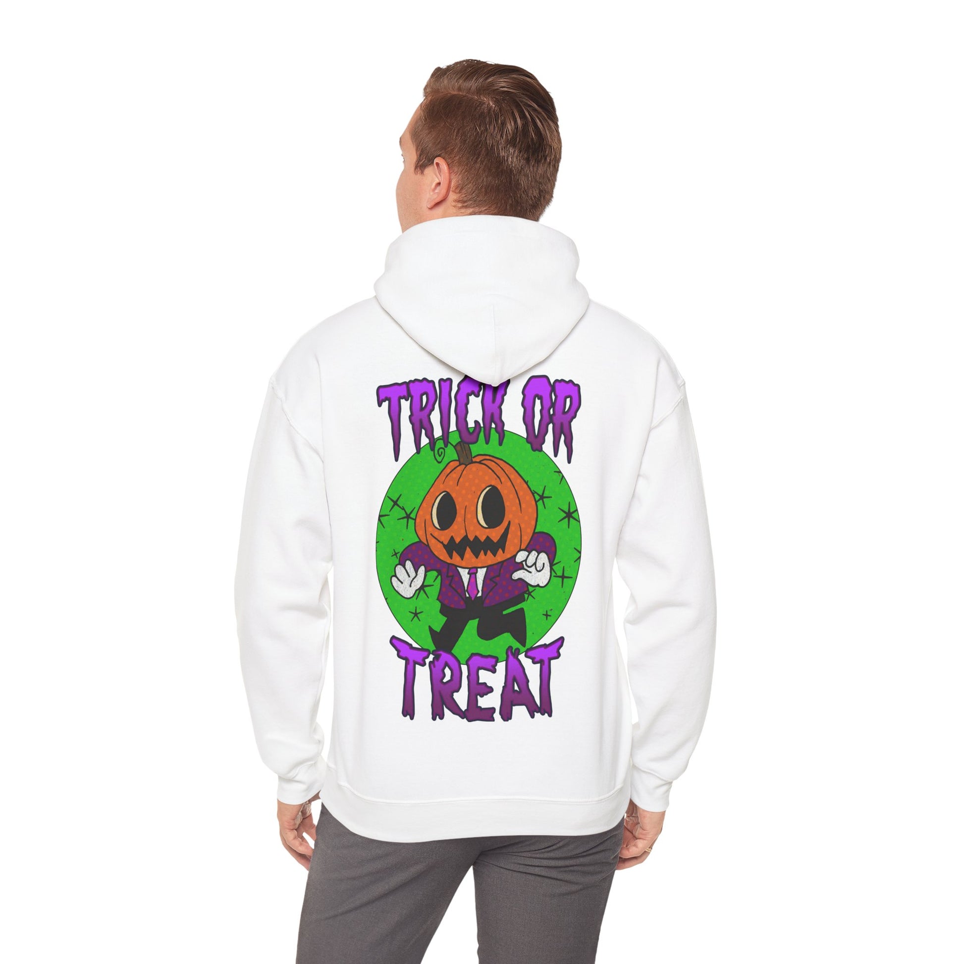 Unisex Hooded Sweatshirt -  Halloween Jack O' Lantern - ALIQUOS