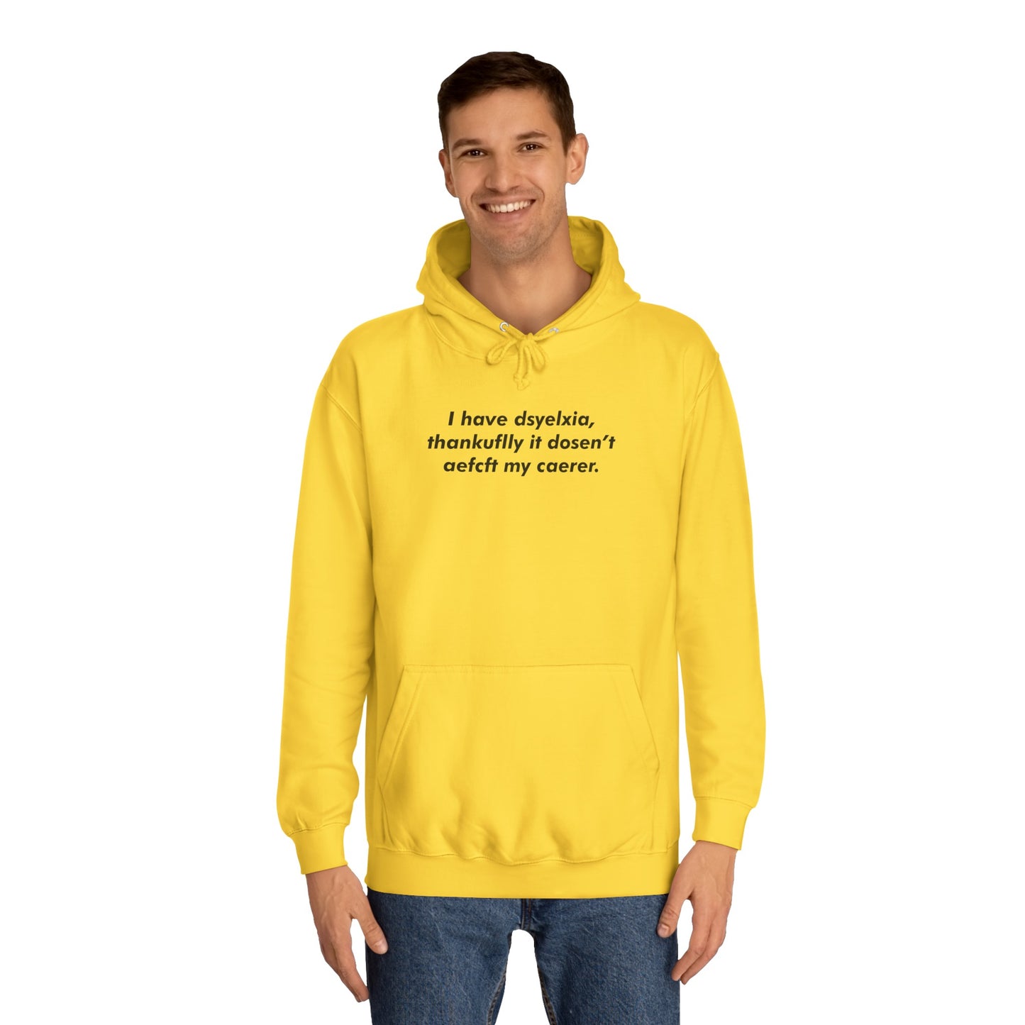 Unisex College Hoodie Dsylexia - ALIQUOS