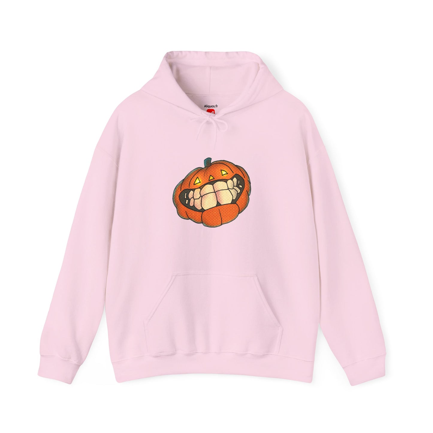 Sweat à capuche unisexe - Motif « citrouille souriante » 