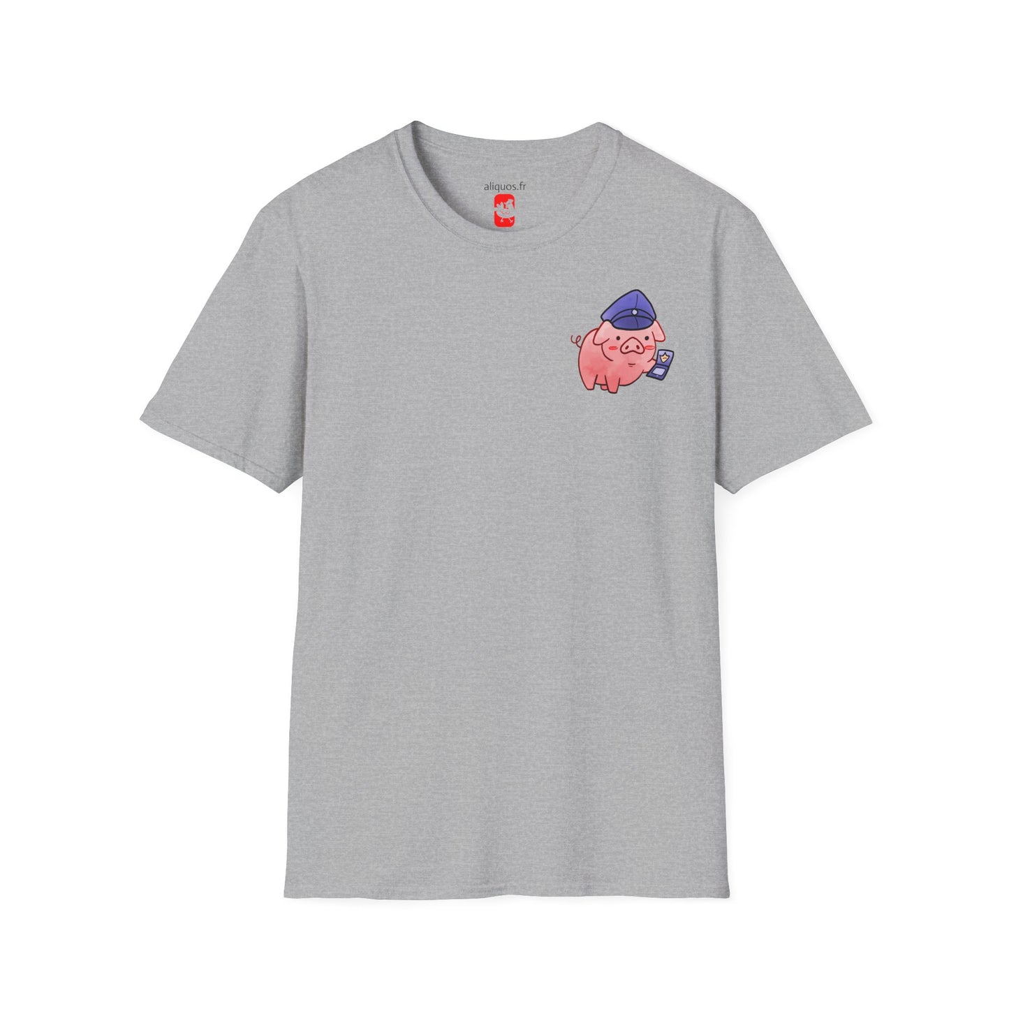 Unisex T-Shirt - Officer Piggy -  Aliquos