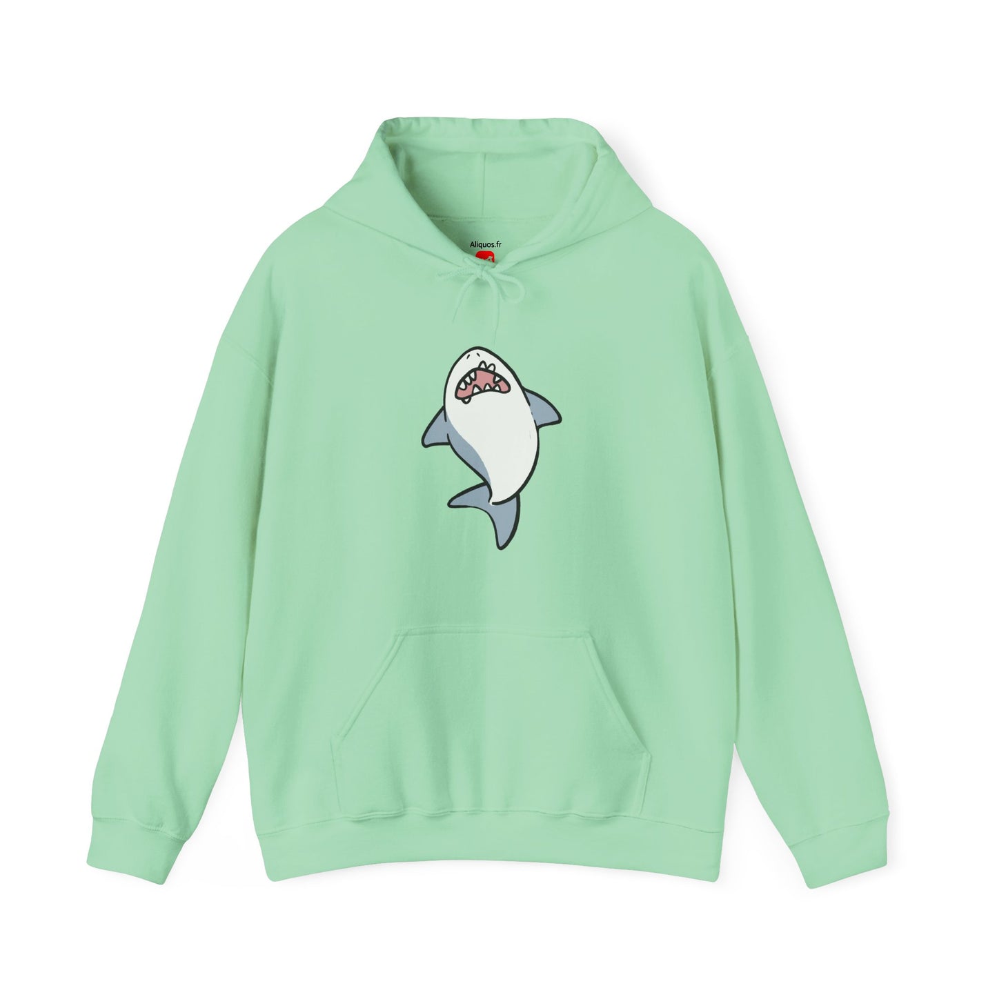 Sweat à capuche unisexe - Requin hurlant - Aliquos 
