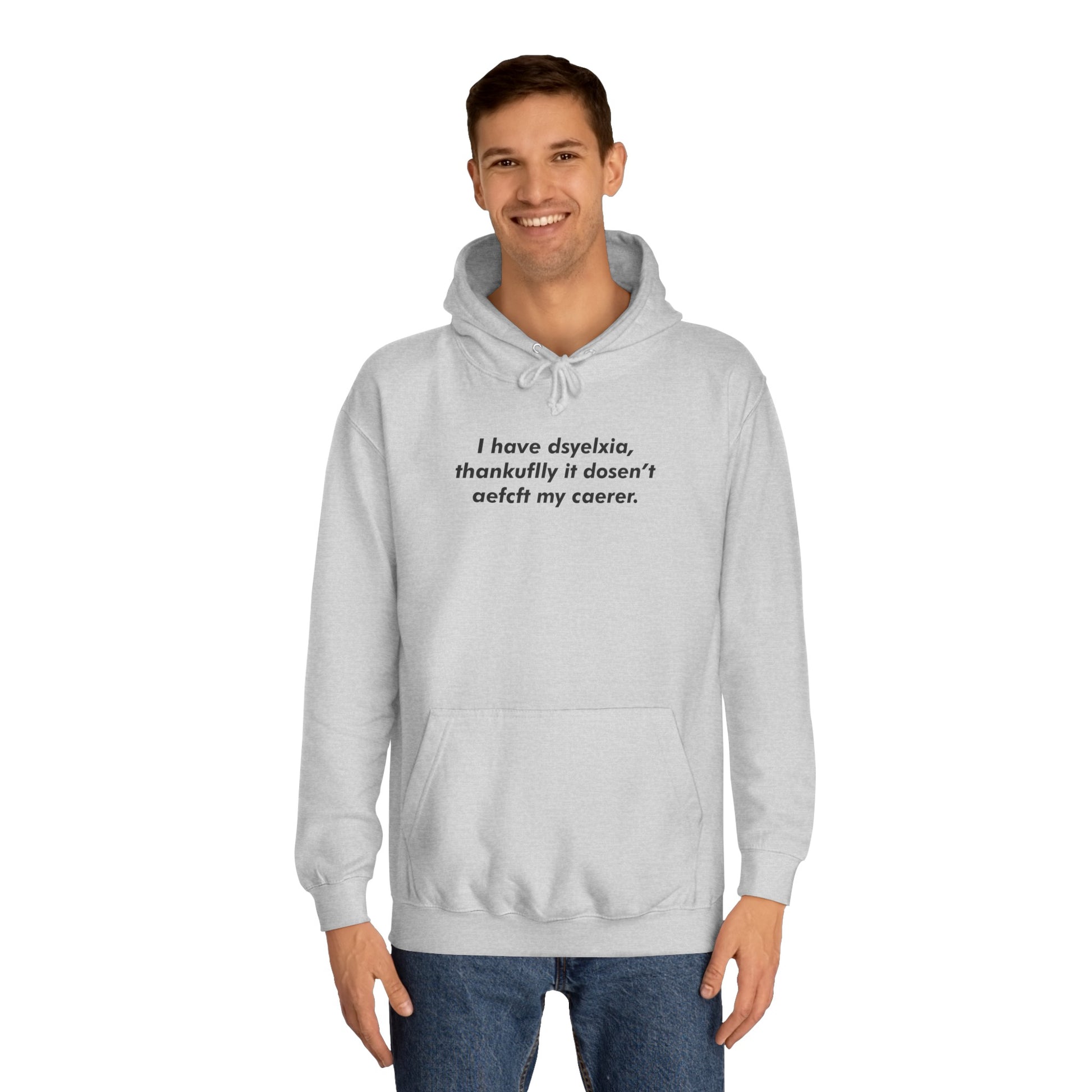 Unisex College Hoodie Dsylexia - ALIQUOS