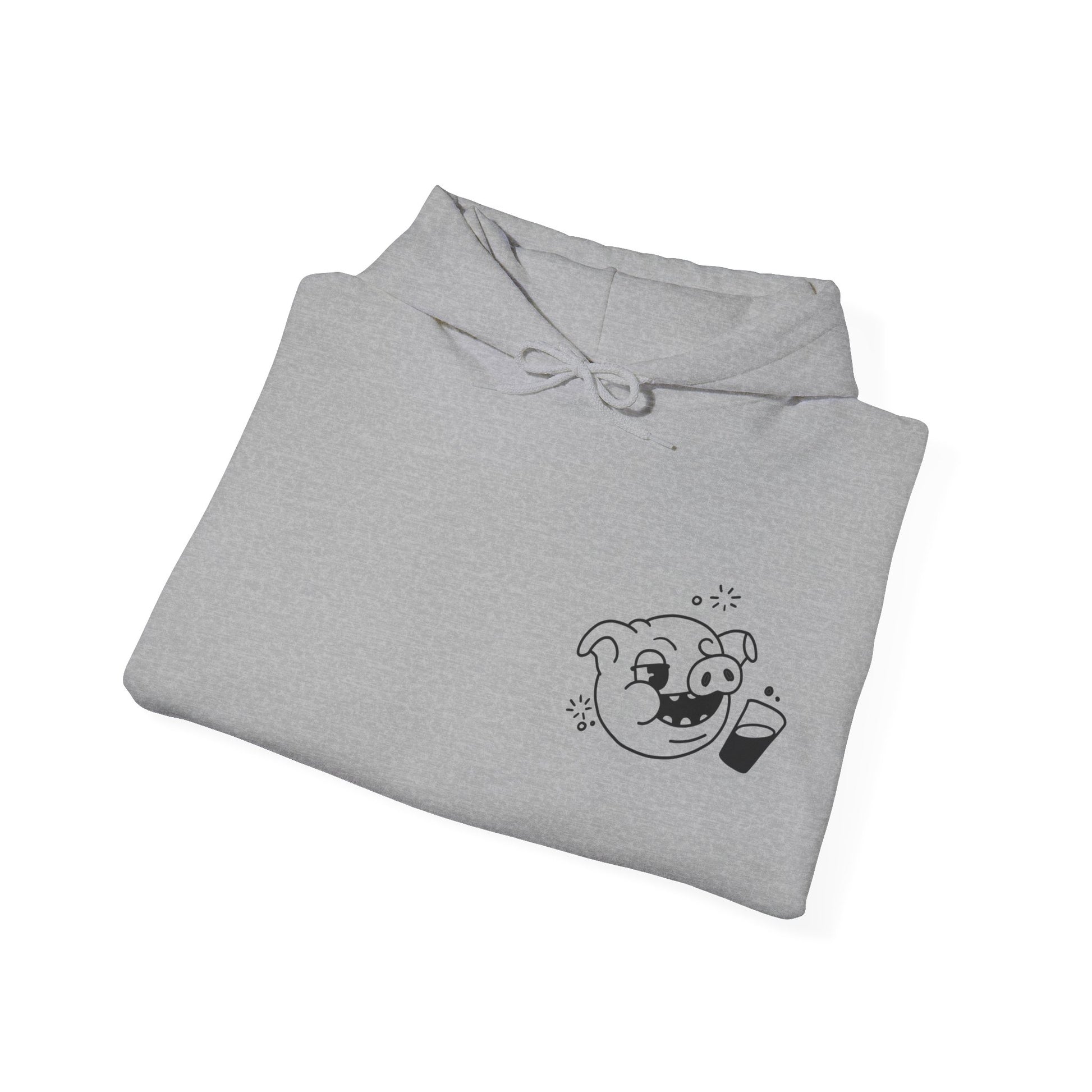 Drunken Piggy Unisex Hooded Sweatshirt - ALIQUOS