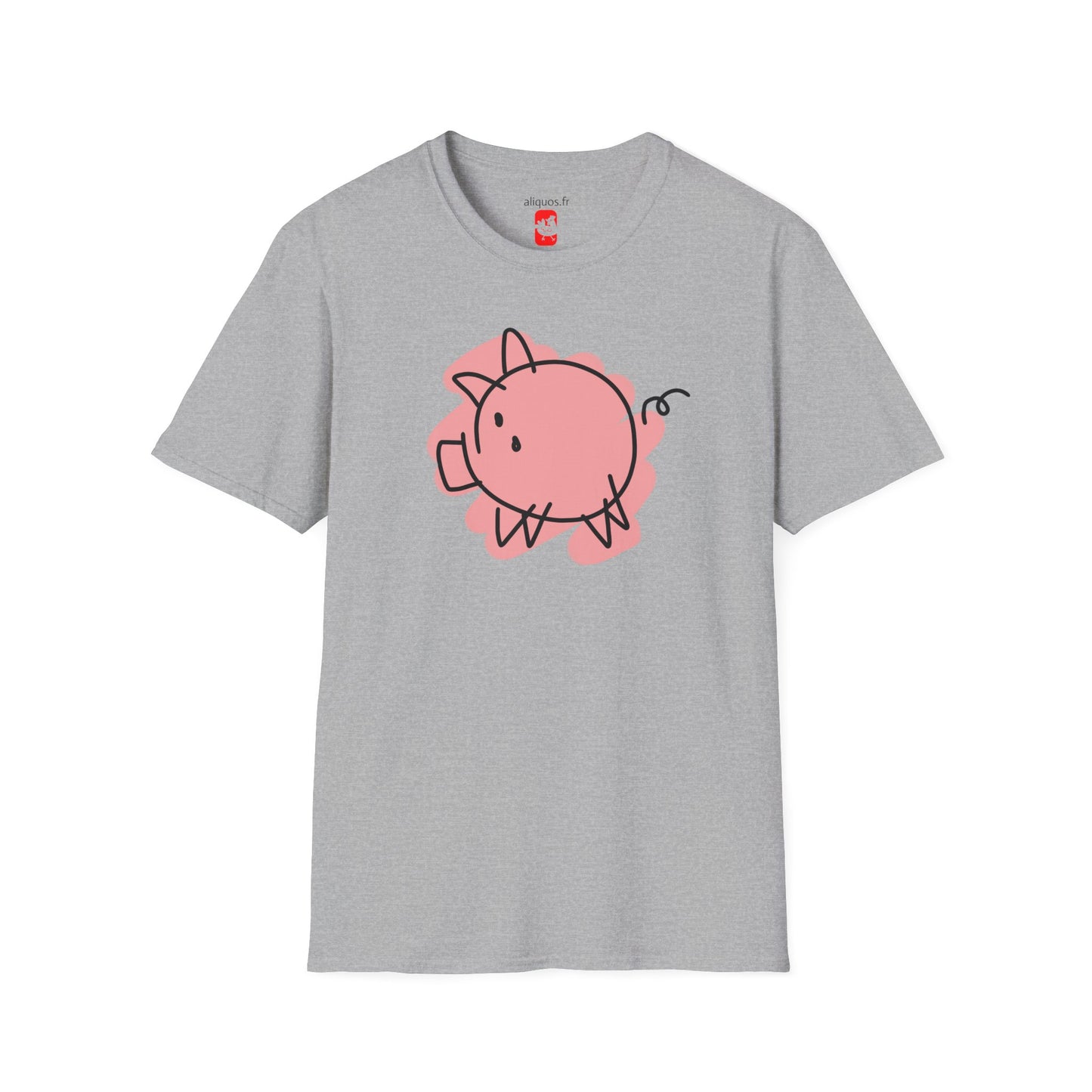 Unisex T-Shirt - Circle Piggy -  Aliquos