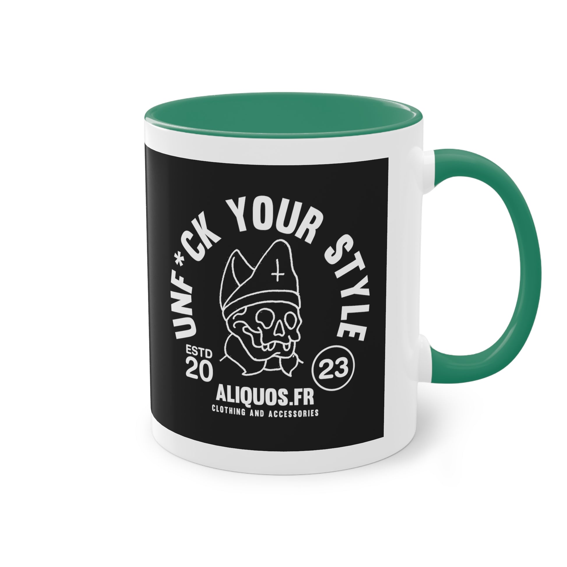 Evil Bishop Two-Tone Coffee Mug, 11oz - ALIQUOS