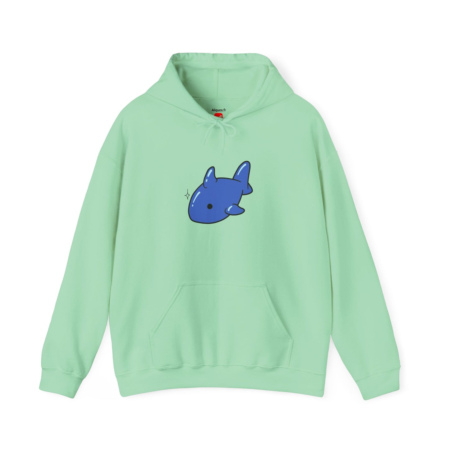 Unisex Hooded Sweatshirt - Floaty Shark - Aliquos