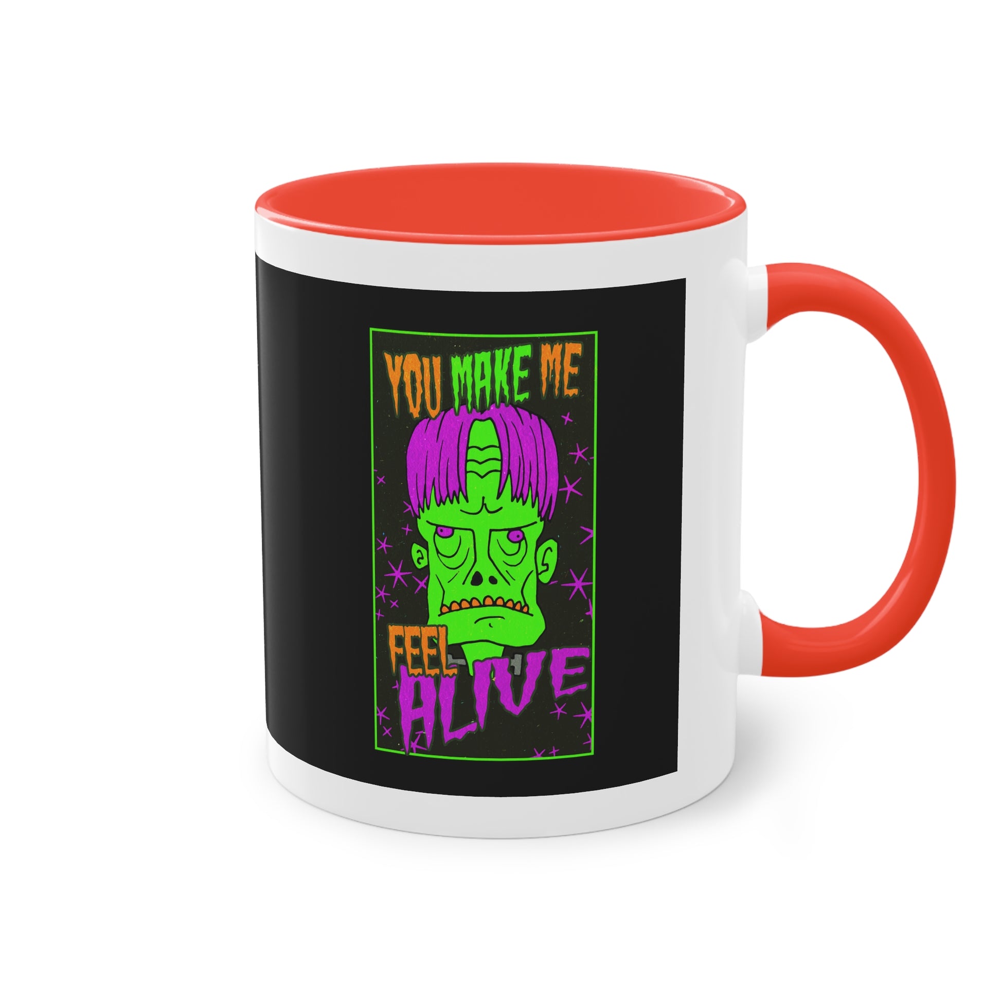 Two Tone Mug - Frankenstein Monster Design - ALIQUOS