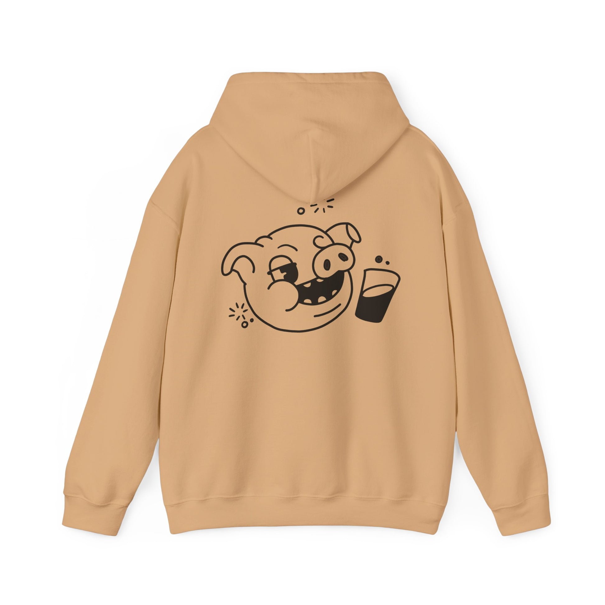 Drunken Piggy Unisex Hooded Sweatshirt - ALIQUOS