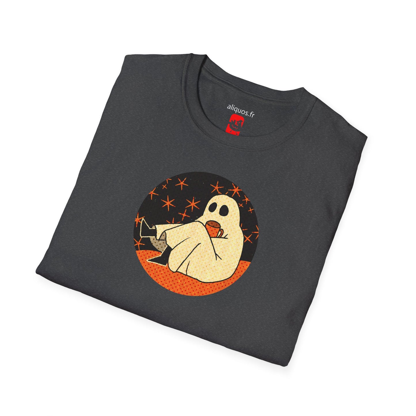 Unisex T-Shirt - 'Moonlit Coffee' Design