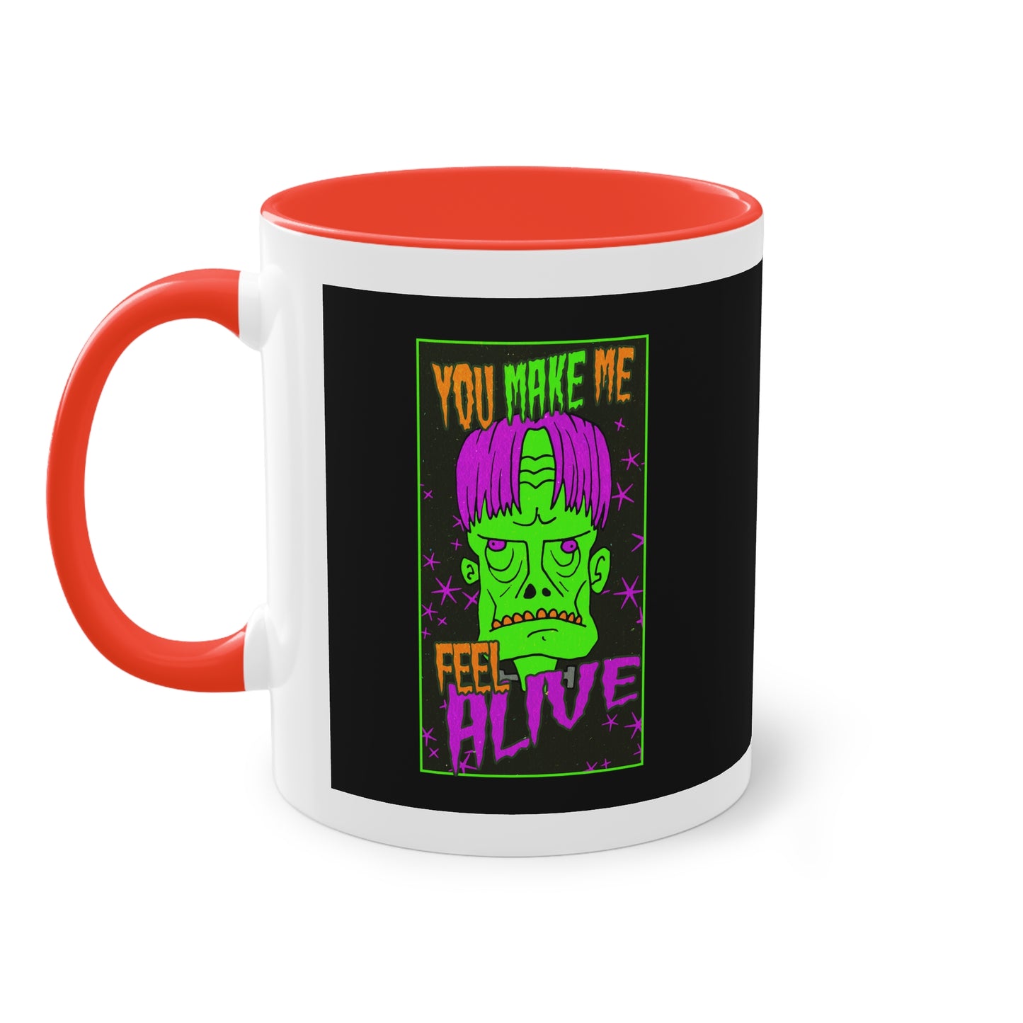 Two Tone Mug - Frankenstein Monster Design - ALIQUOS