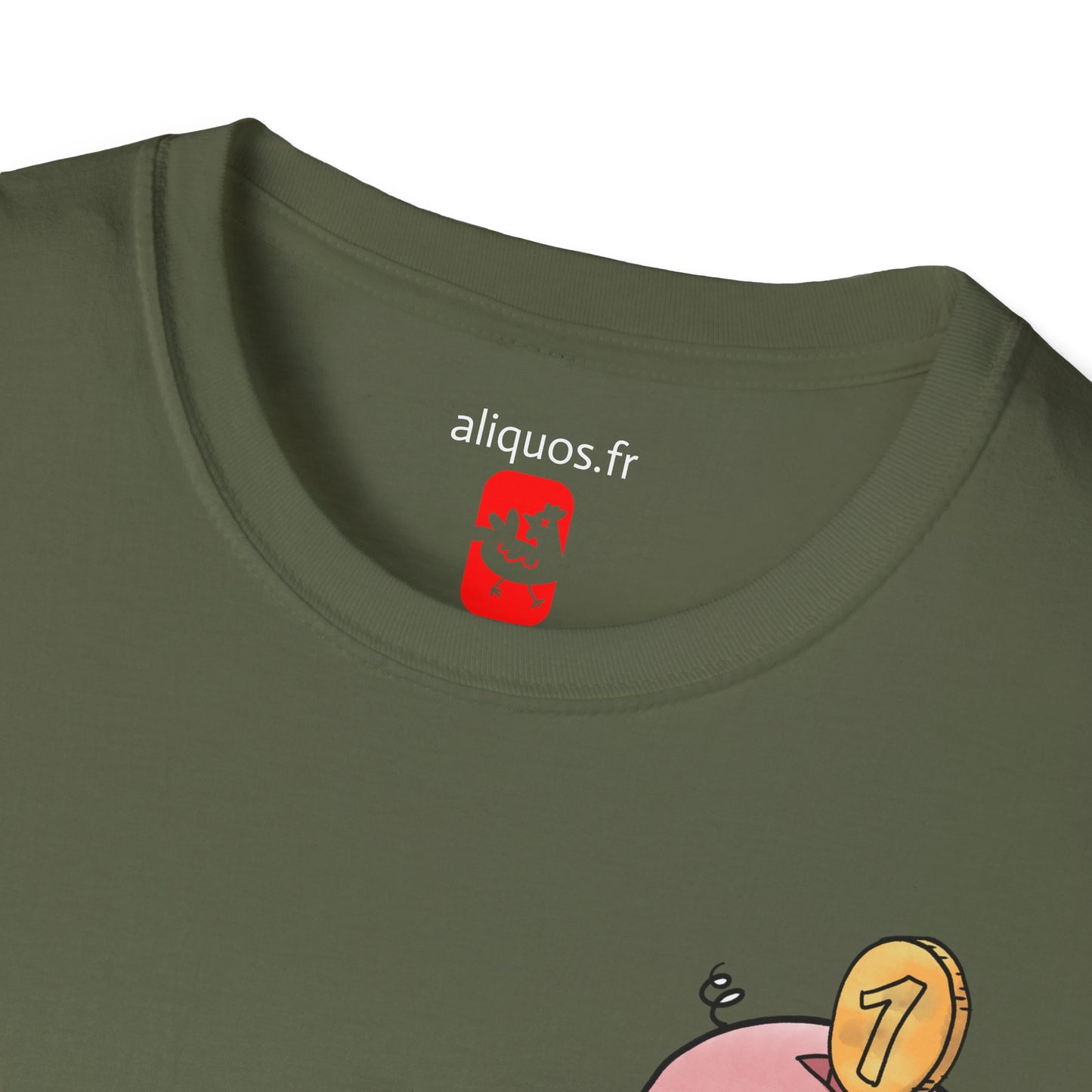 Unisex T-Shirt - Piggy Bank -  Aliquos