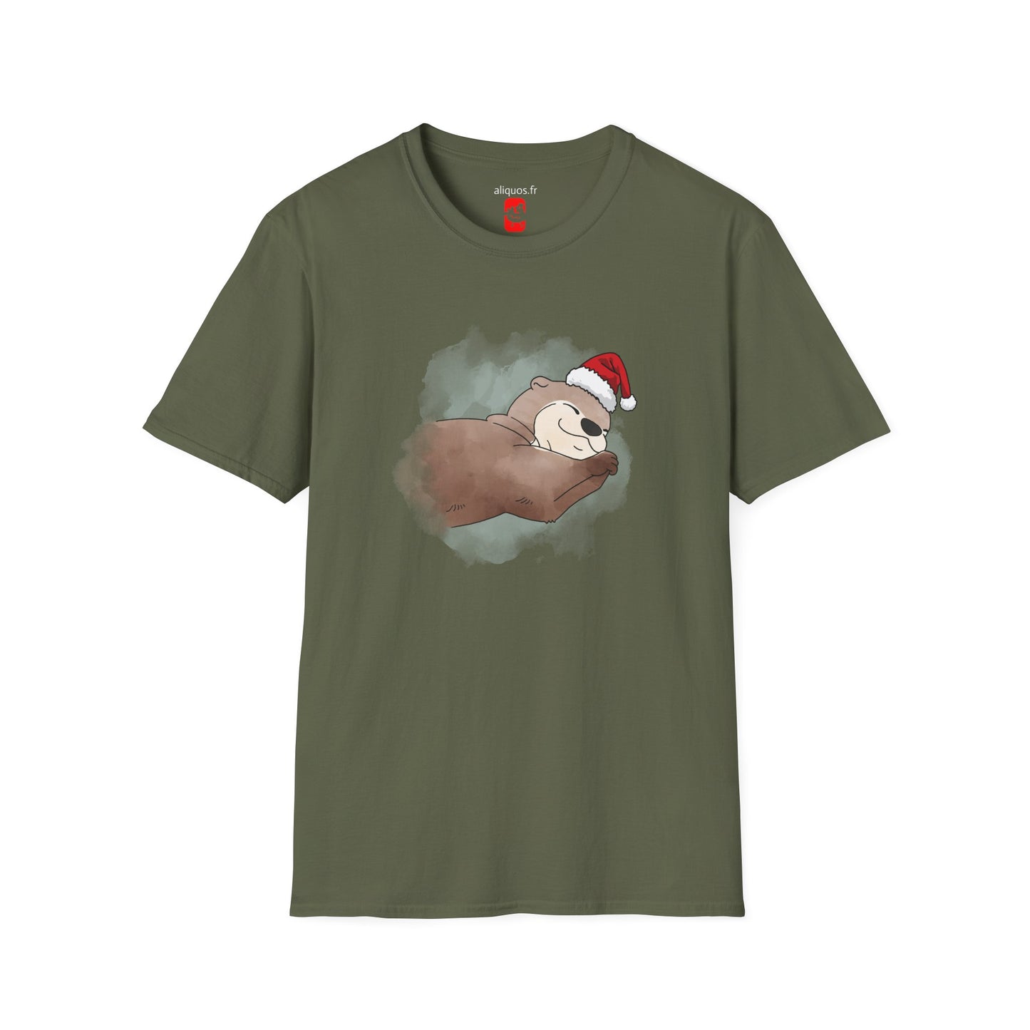 Unisex T-Shirt - Christmas Otter 18