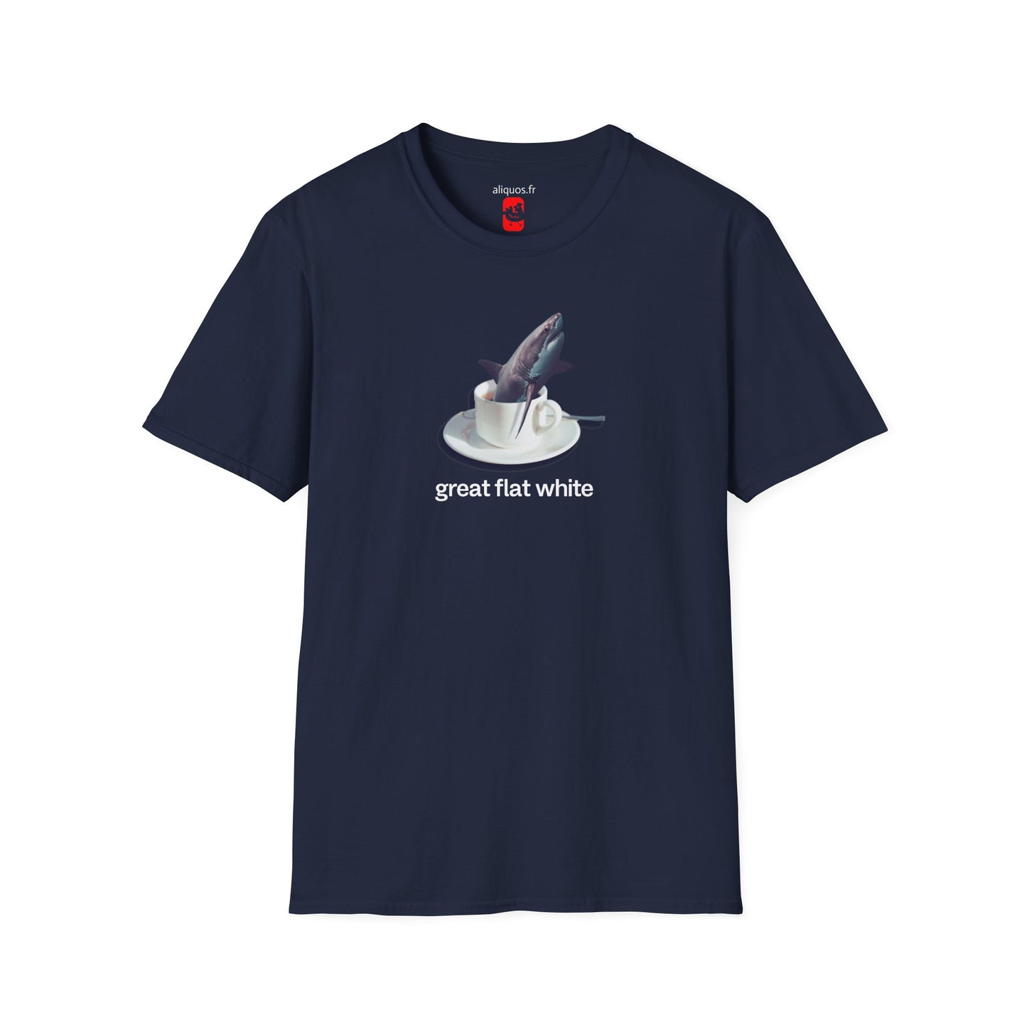 Unisex T-Shirt - Tolles Flat White - Aliquos 