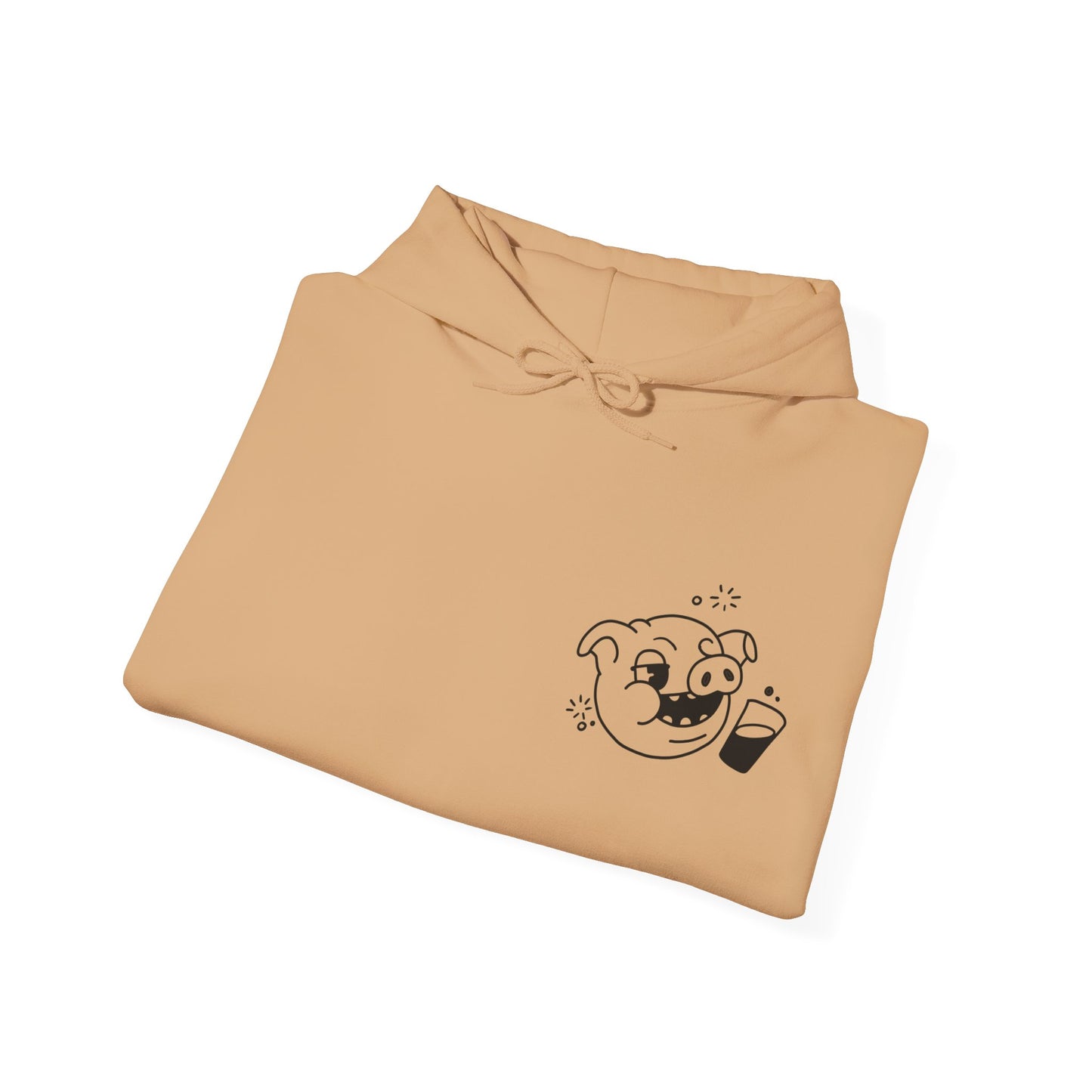 Drunken Piggy Unisex Hooded Sweatshirt - ALIQUOS