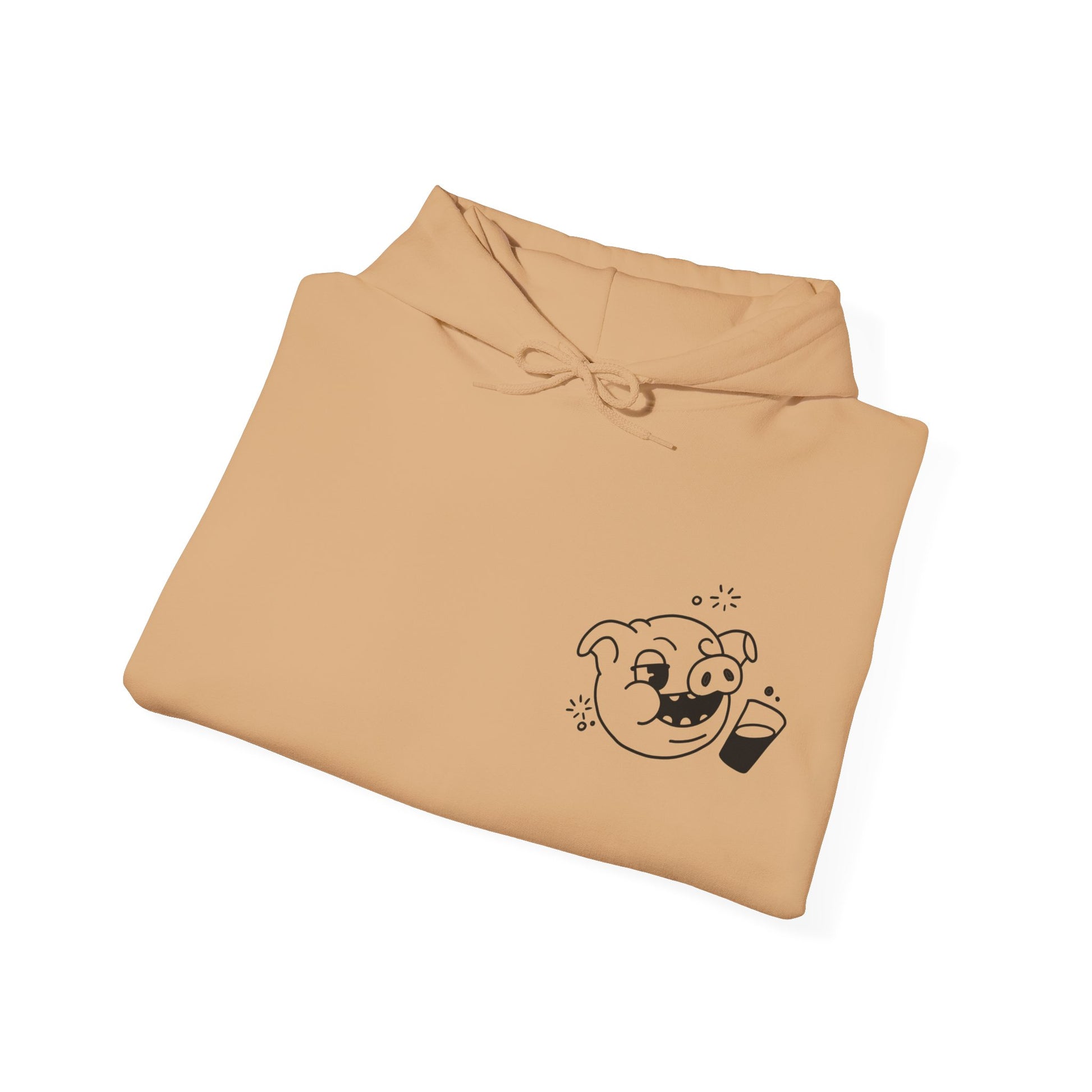 Drunken Piggy Unisex Hooded Sweatshirt - ALIQUOS