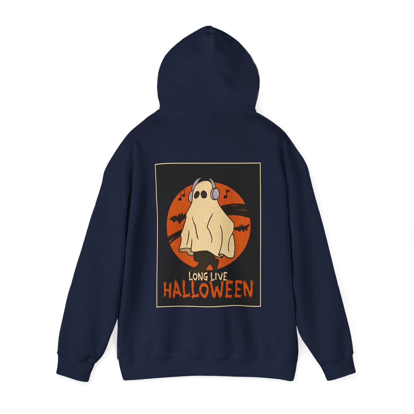 Sweat à capuche unisexe - Motif « Fantôme musical » 