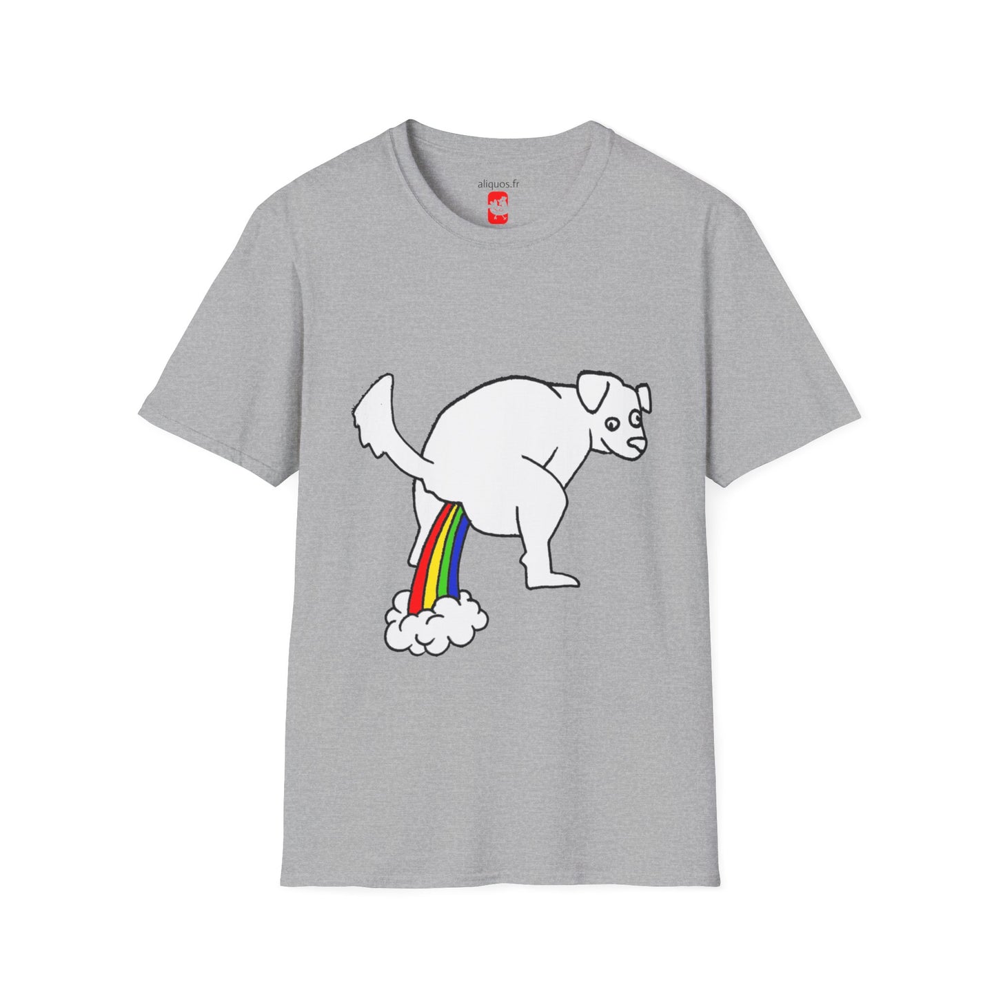 Unisex T-Shirt - Doggy Rainbow Factory - ALIQUOS