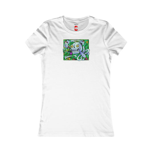 Tailliertes T-Shirt für Damen – Design „What Remains“ 