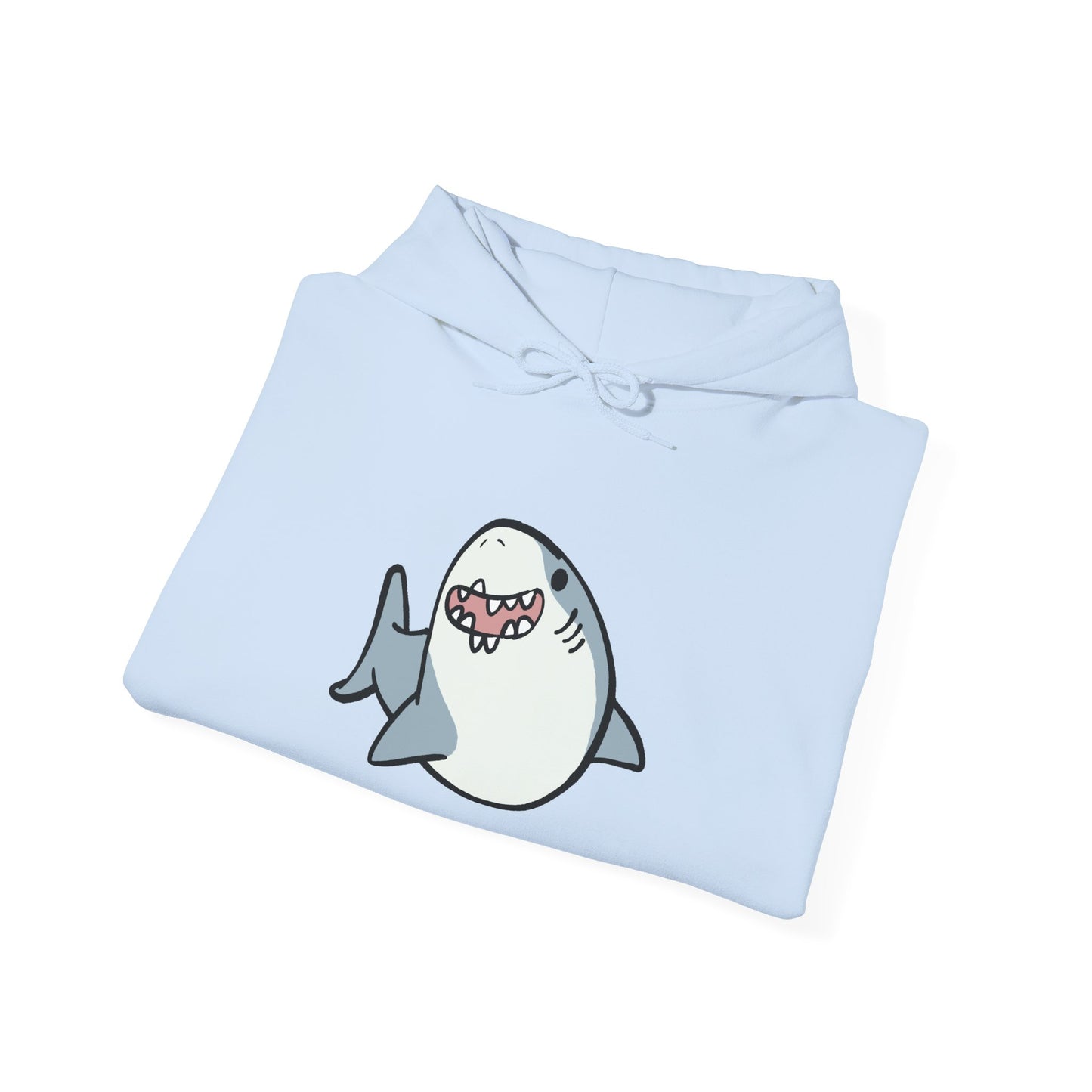 Sweat à capuche unisexe - Happy Shark - Aliquos 