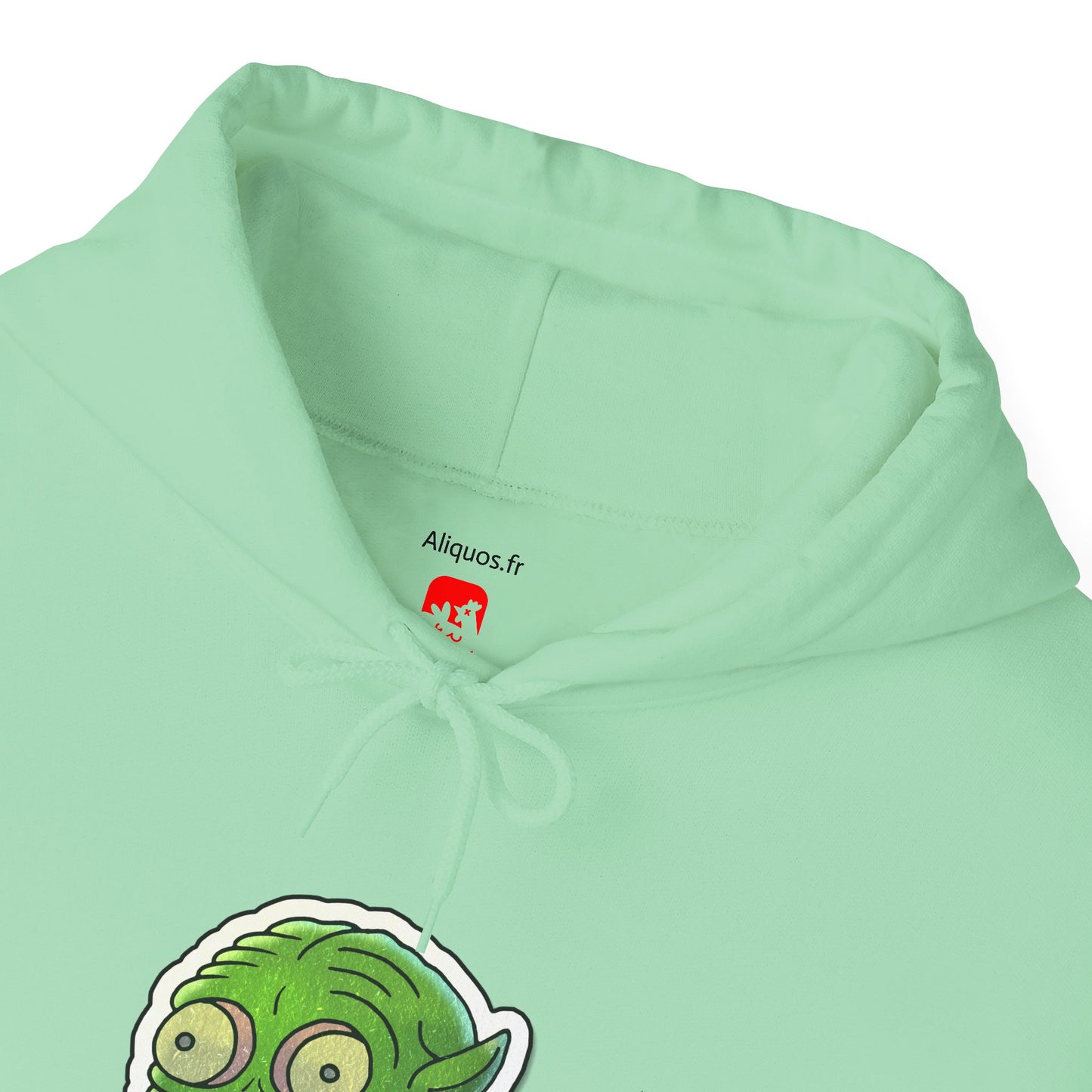 Unisex Hooded Sweatshirt - Water Monster Design - ALIQUOS