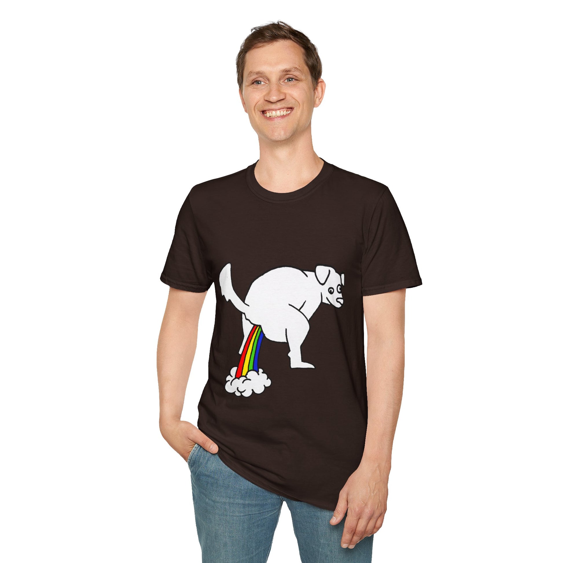 Unisex T-Shirt - Doggy Rainbow Factory - ALIQUOS
