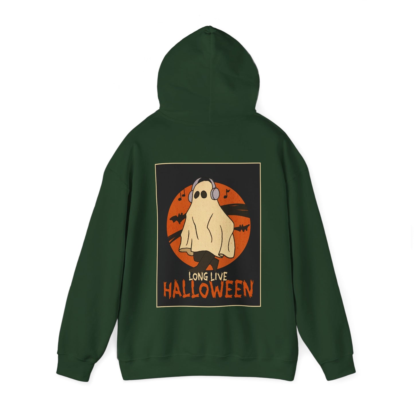 Sweat à capuche unisexe - Motif « Fantôme musical » 