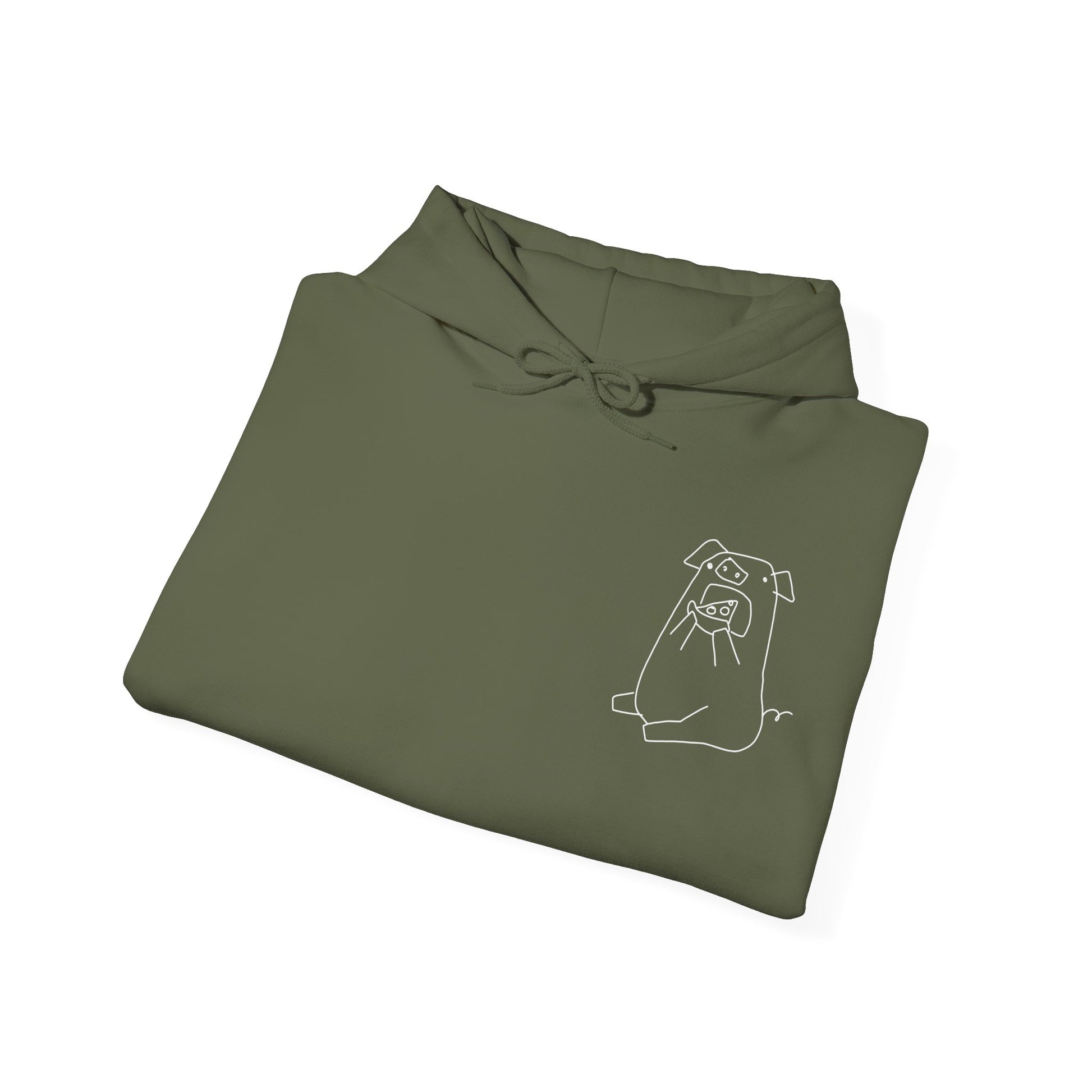 Pizza Piggy Unisex Hooded Sweatshirt - ALIQUOS