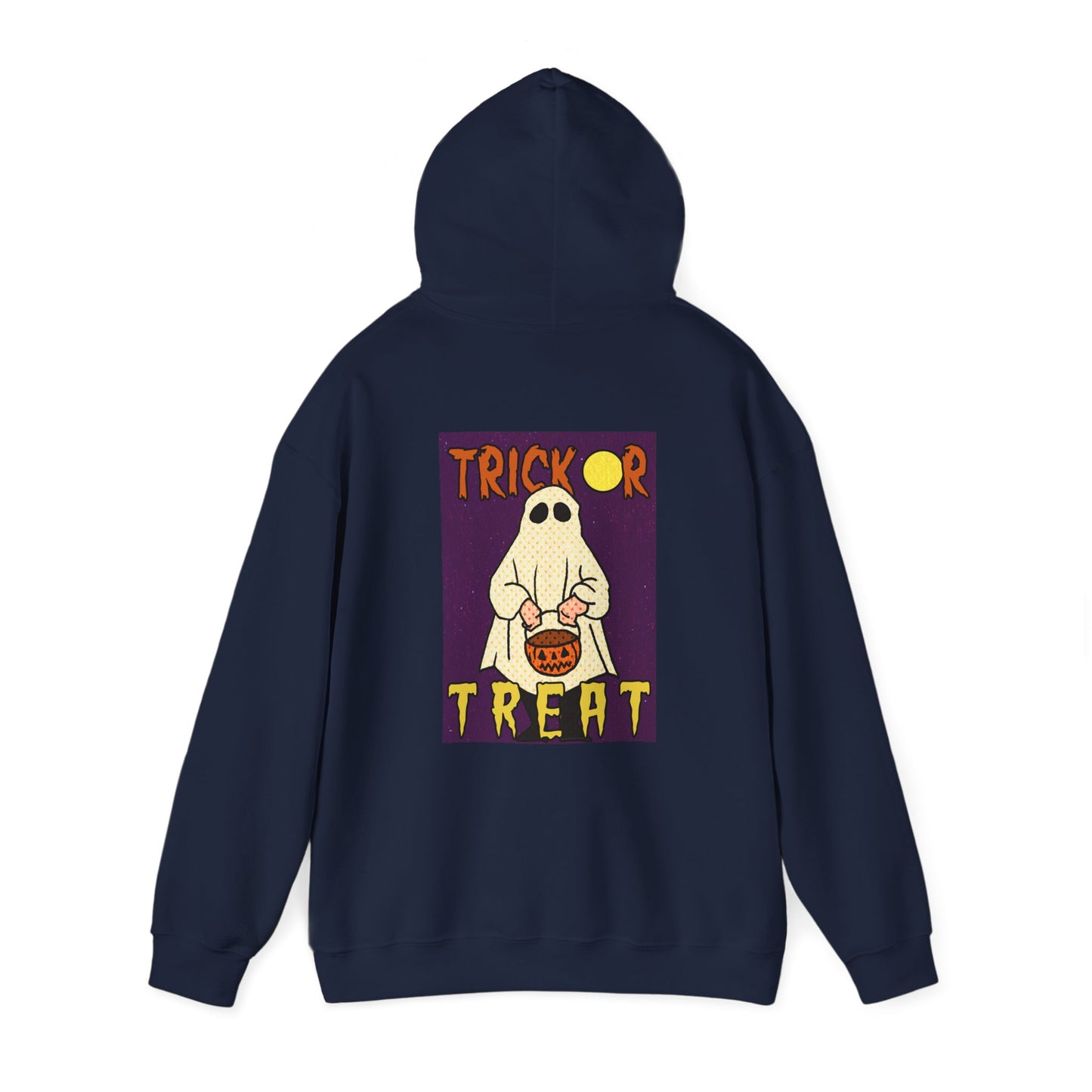 Sweat à capuche unisexe - Motif « Trick or Treat Ghost » 
