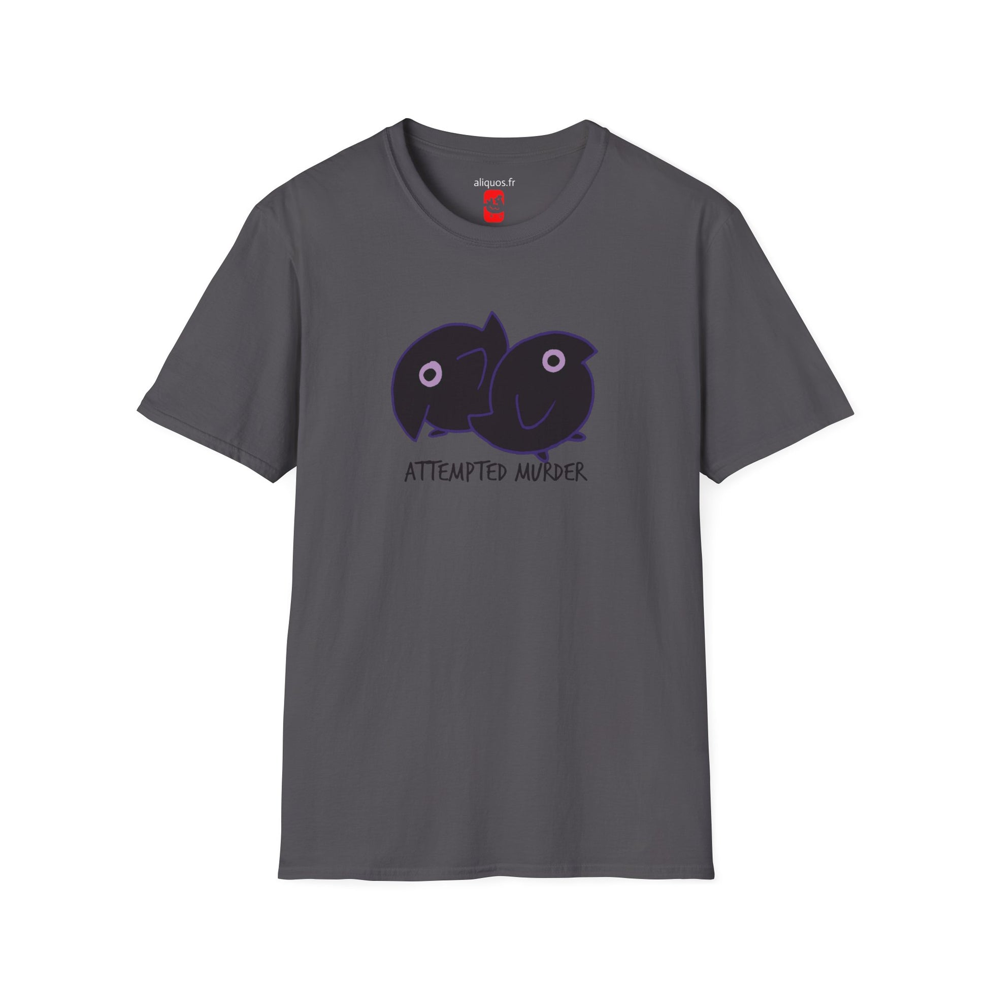 Unisex Tee - Attempted Murder Design - ALIQUOS