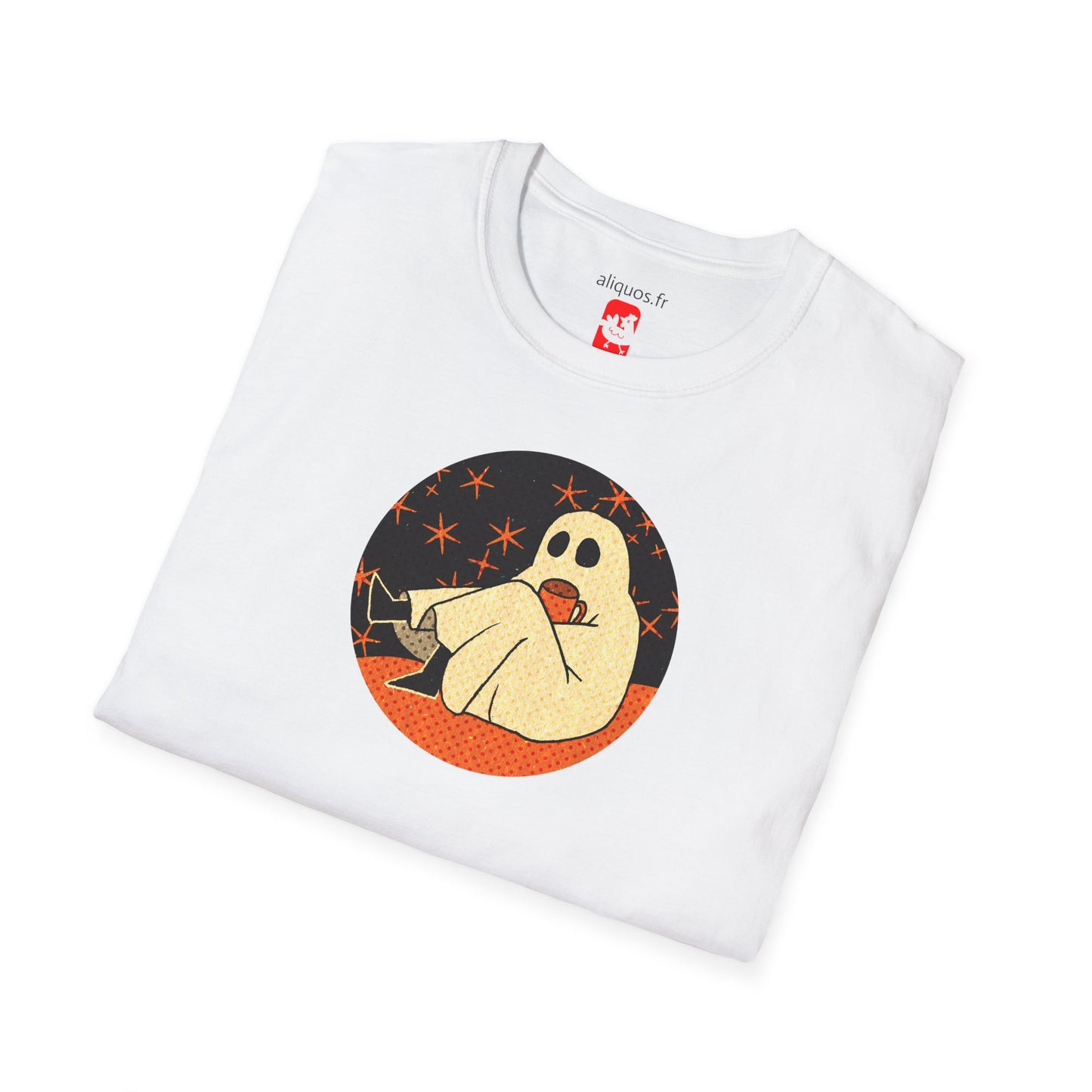 Unisex T-Shirt - 'Moonlit Coffee' Design