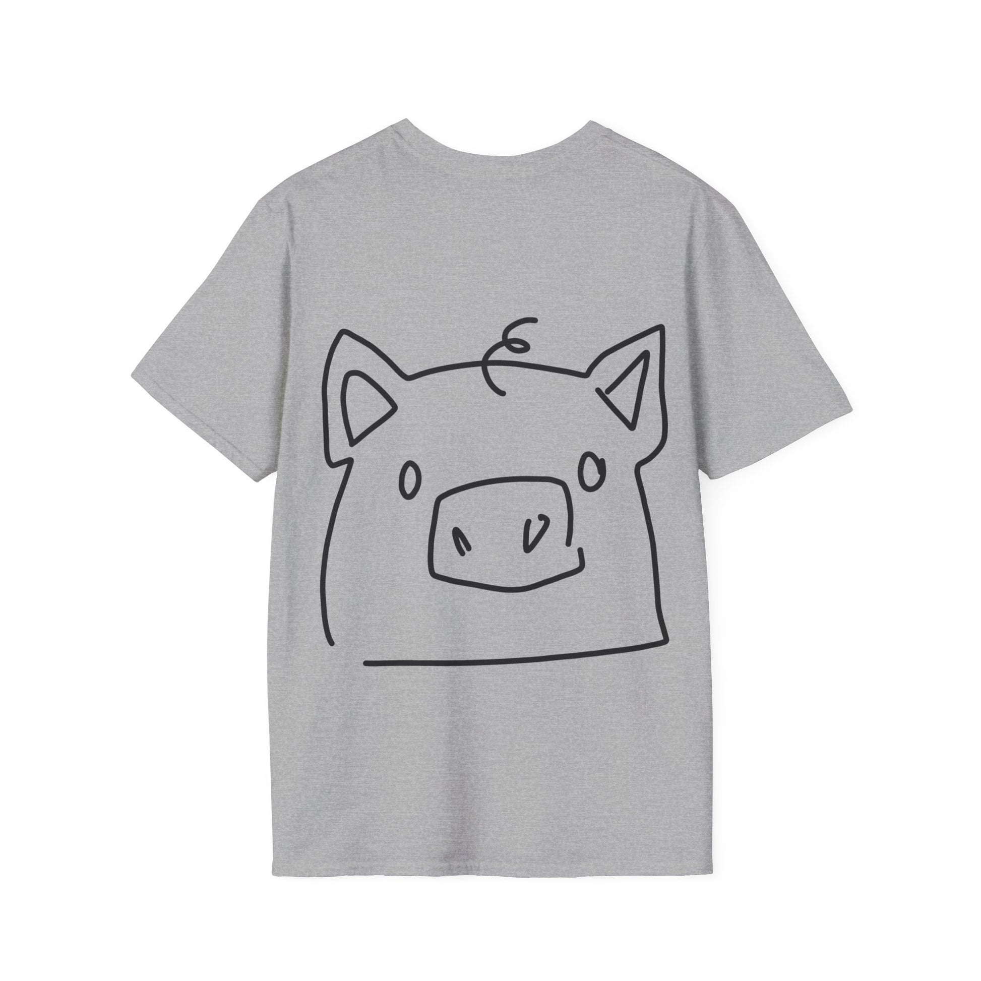 Piggy Face Unisex Tee - ALIQUOS