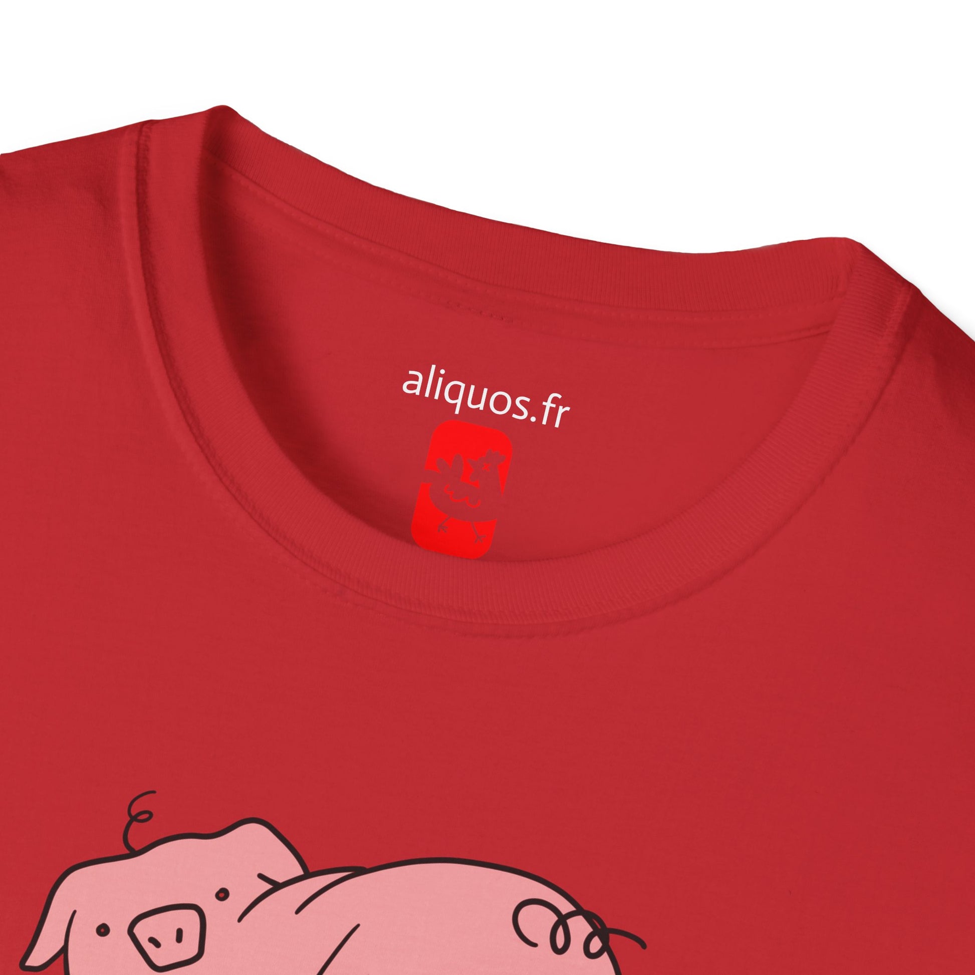 Piggy Rear Unisex Tee - ALIQUOS