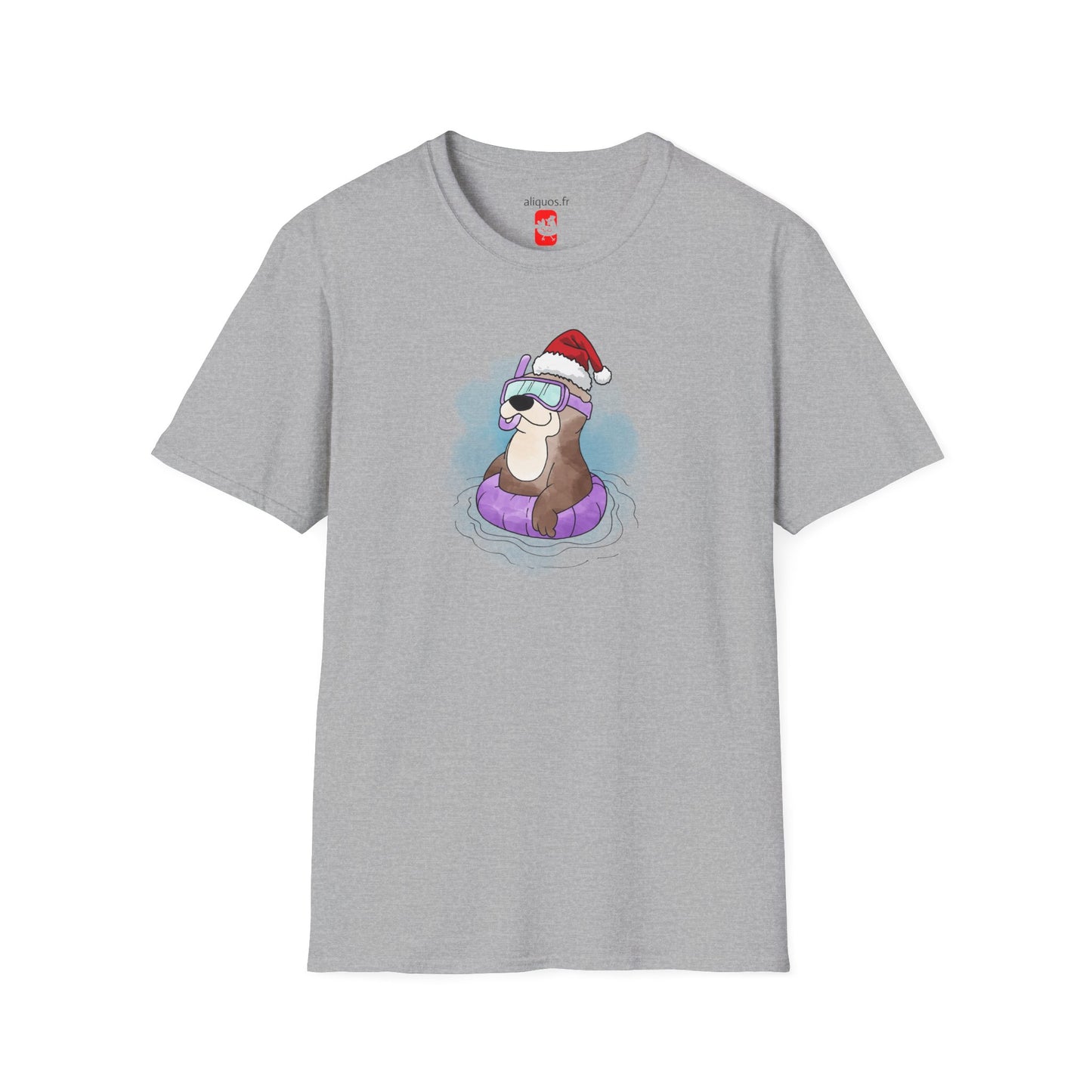 Unisex T-Shirt - Christmas Otter 4