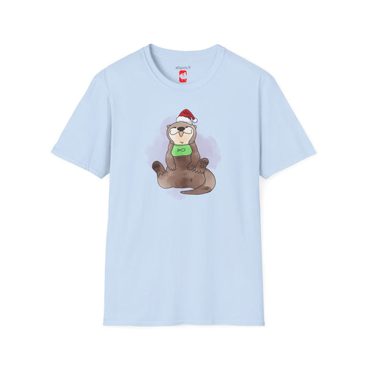 Unisex T-Shirt - Christmas Otter 2