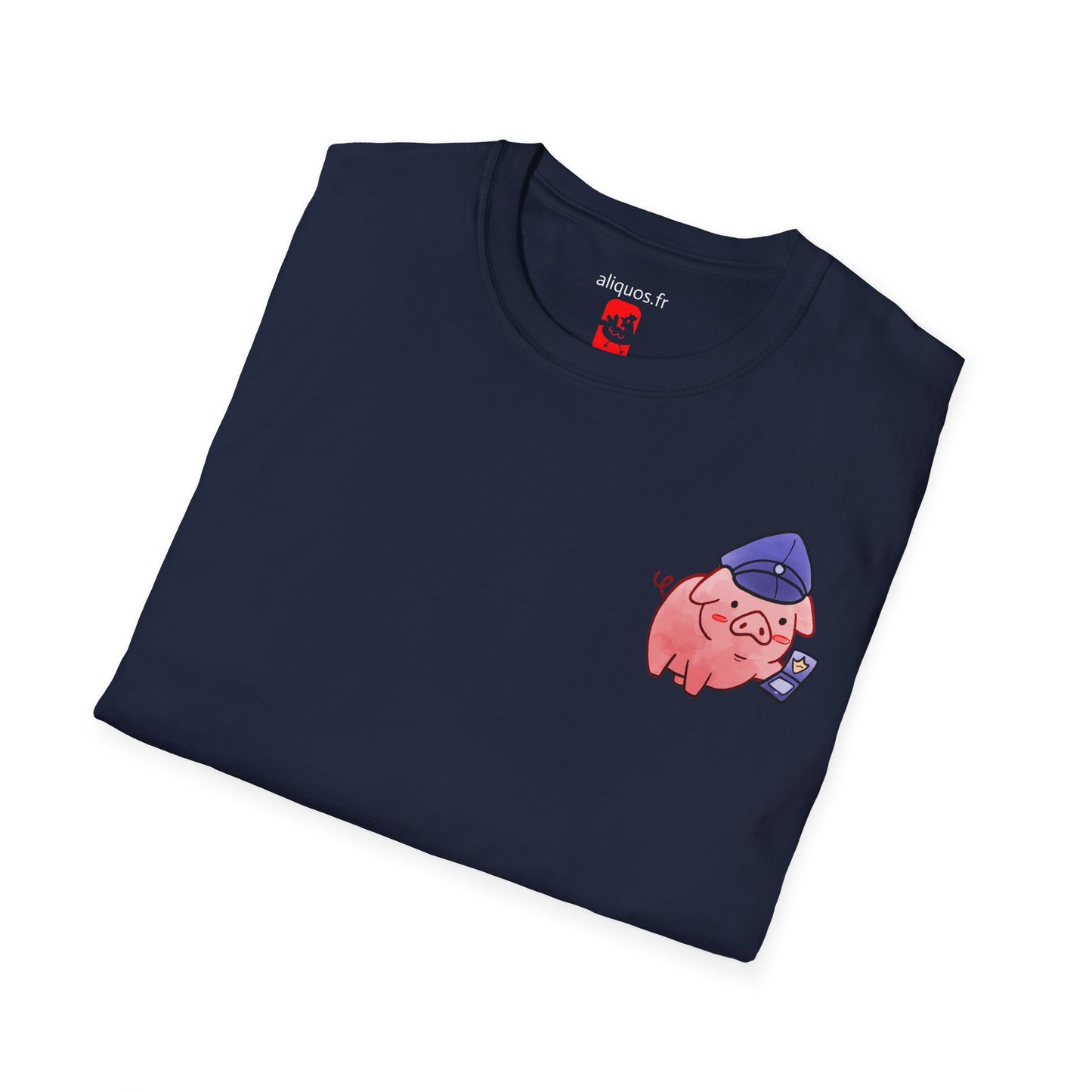 Unisex T-Shirt - Officer Piggy -  Aliquos