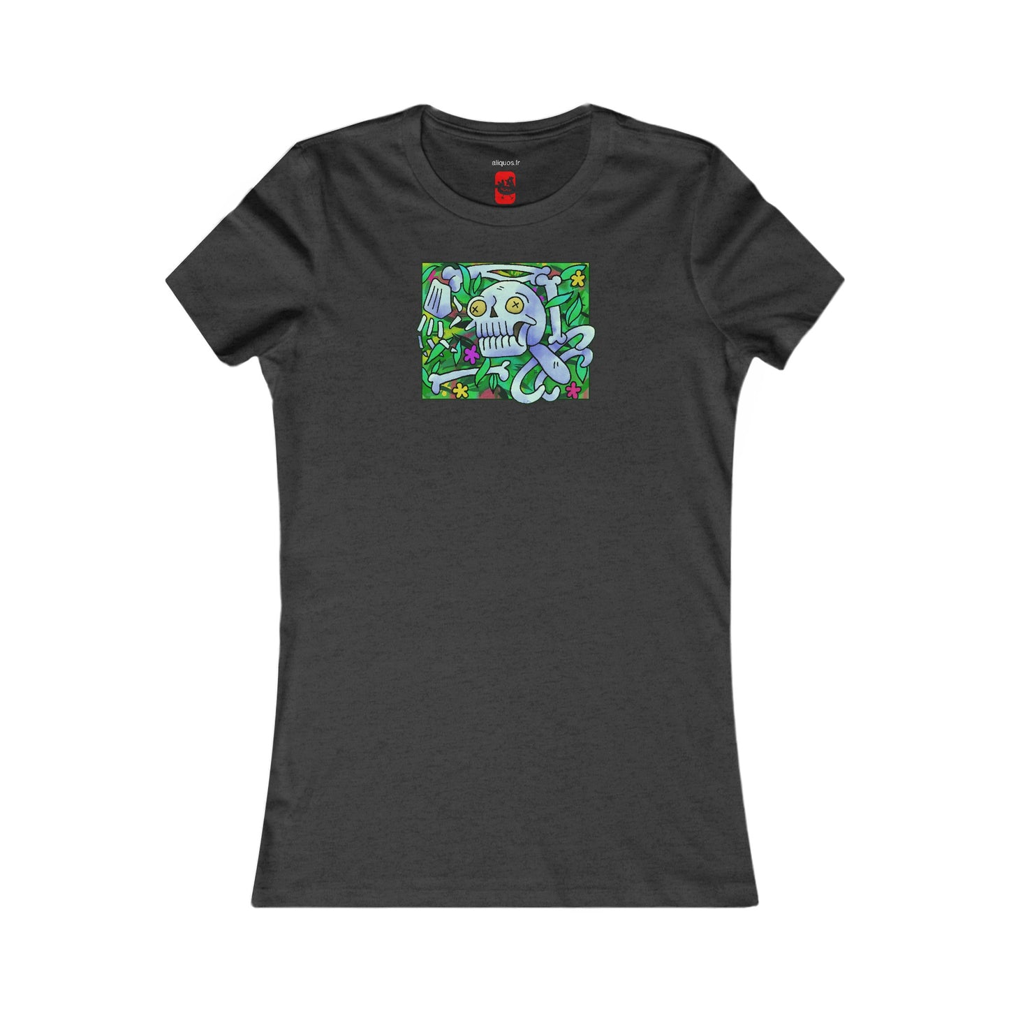 Tailliertes T-Shirt für Damen – Design „What Remains“ 