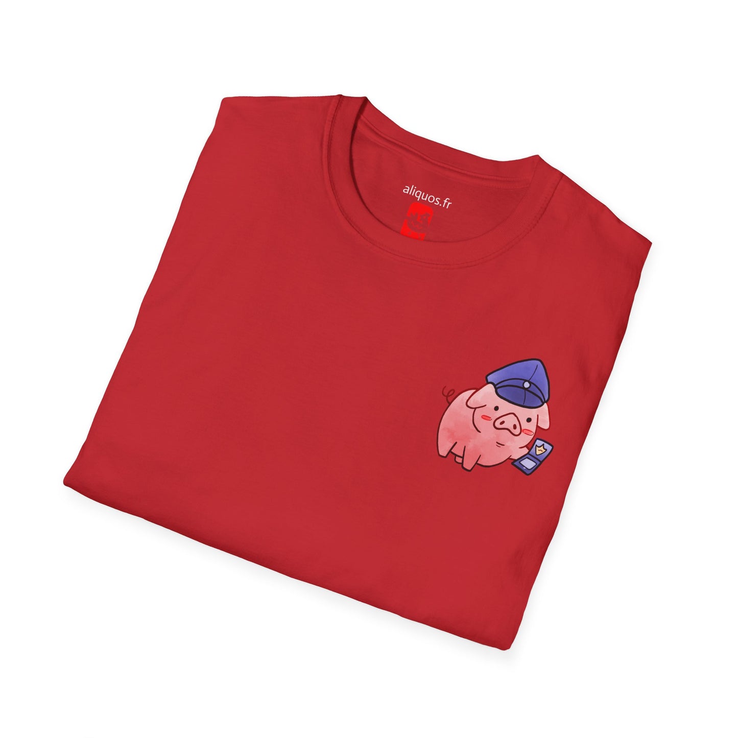 Unisex T-Shirt - Officer Piggy -  Aliquos