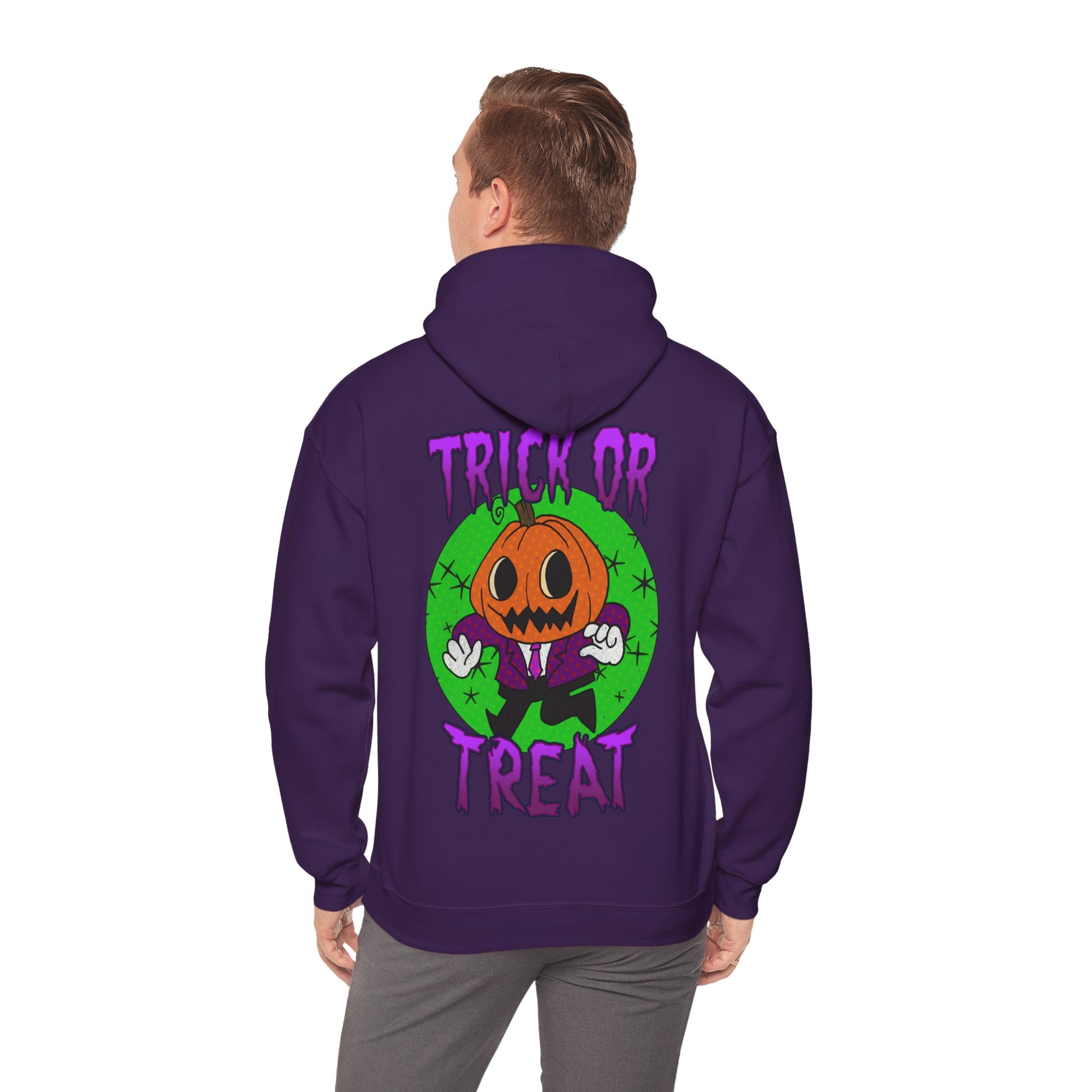 Unisex Hooded Sweatshirt -  Halloween Jack O' Lantern - ALIQUOS