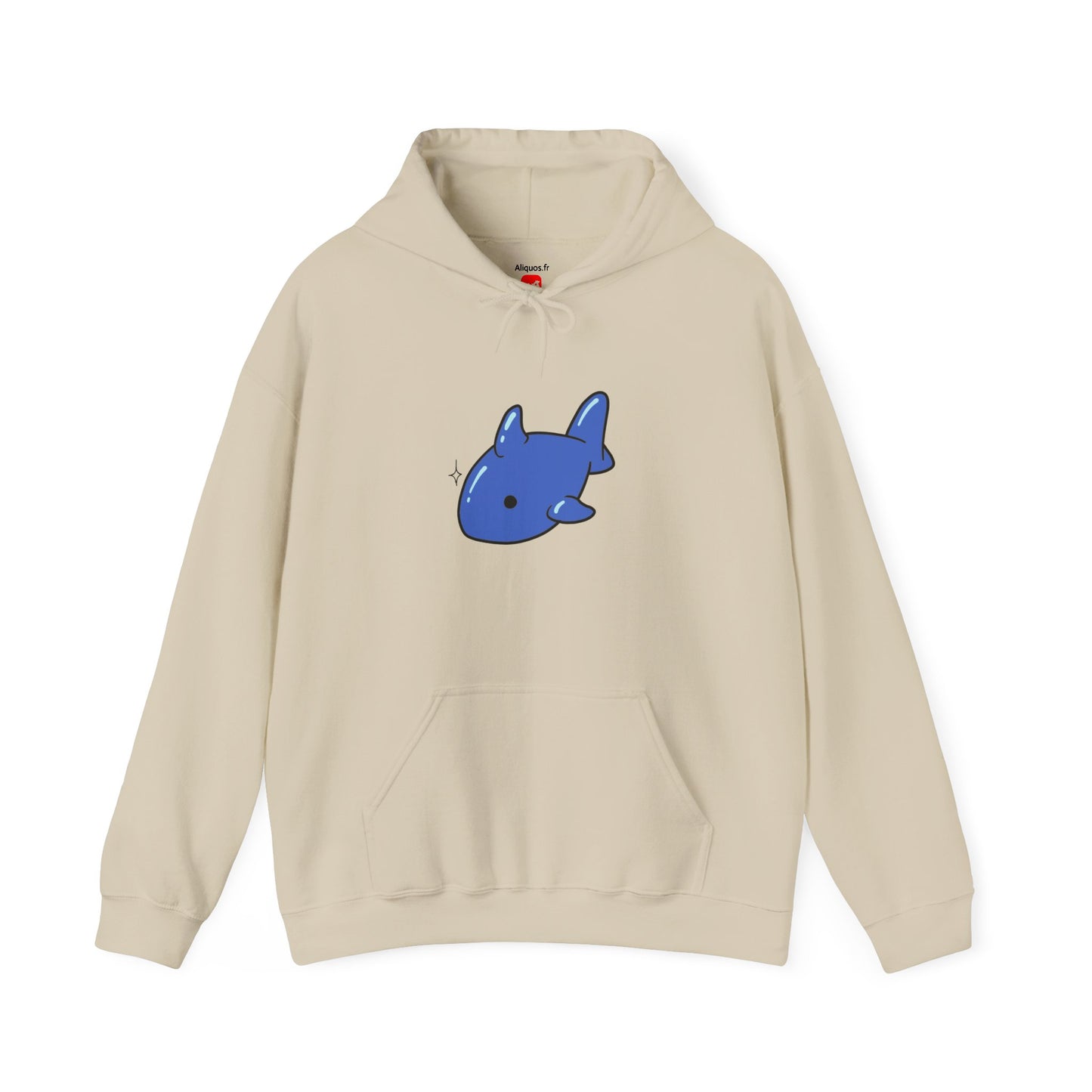 Unisex Hooded Sweatshirt - Floaty Shark - Aliquos