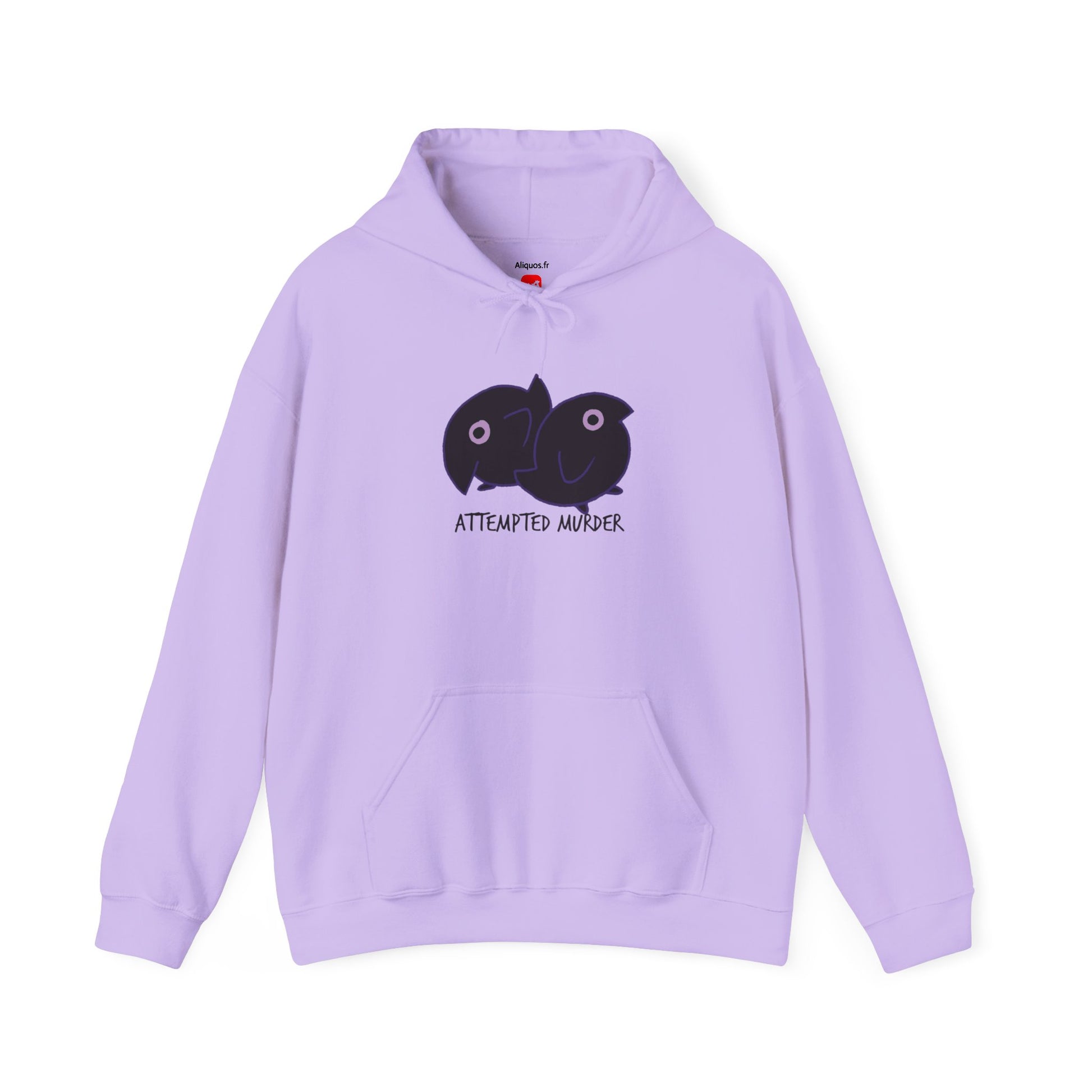 Unisex Hooded Sweatshirt -  Attempted Murder Design - ALIQUOS