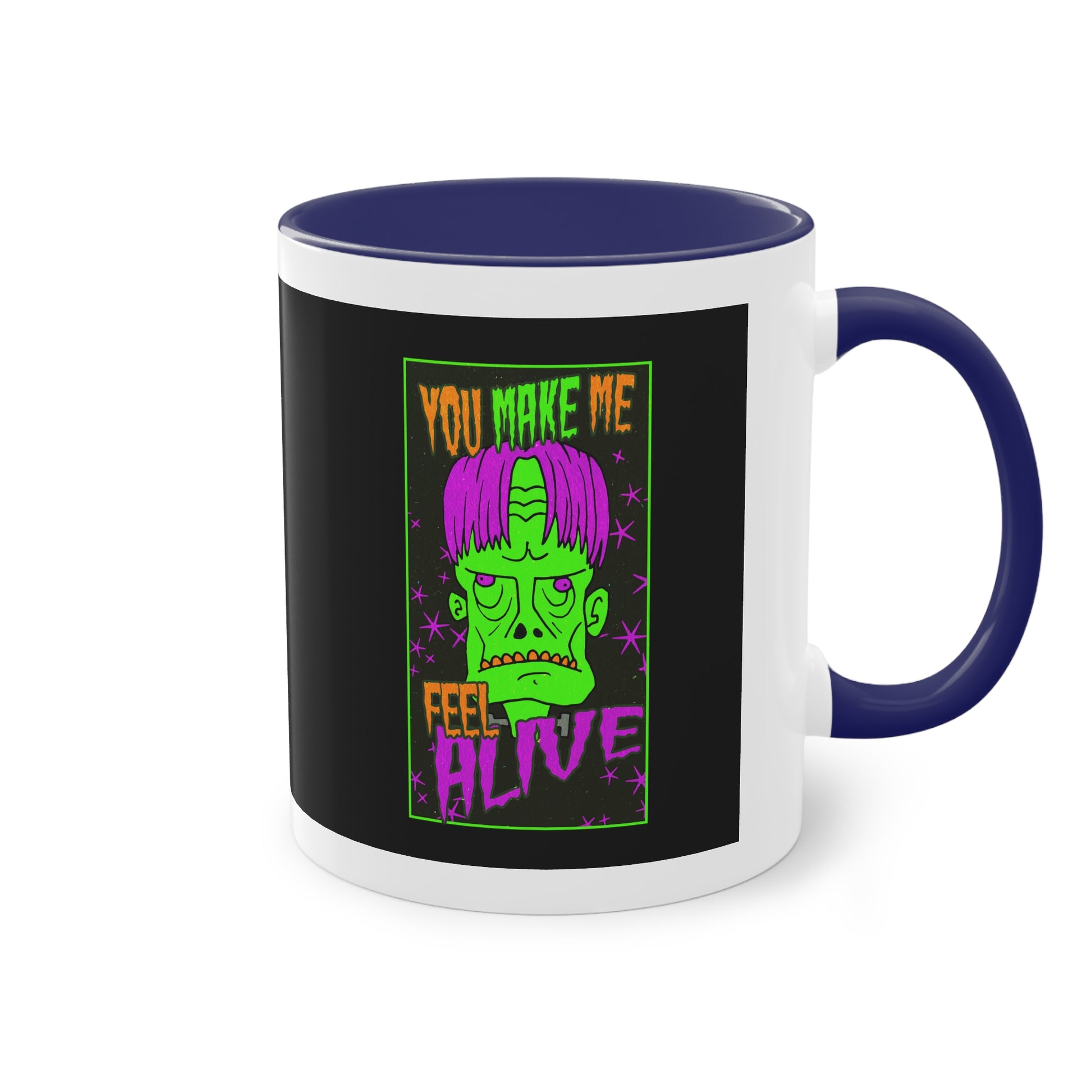 Two Tone Mug - Frankenstein Monster Design - ALIQUOS