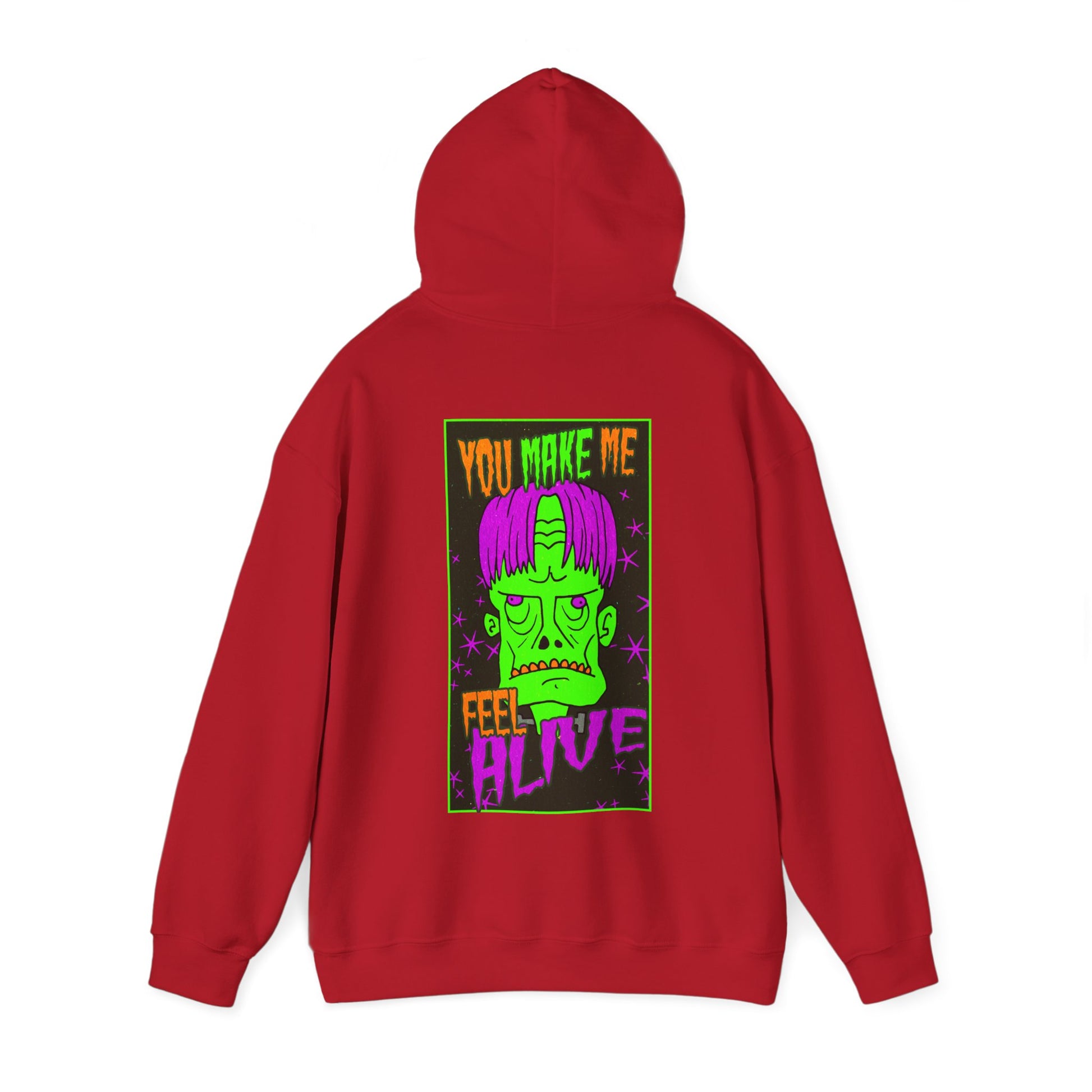 Unisex Hooded Sweatshirt - Frankenstein Monster Design - ALIQUOS