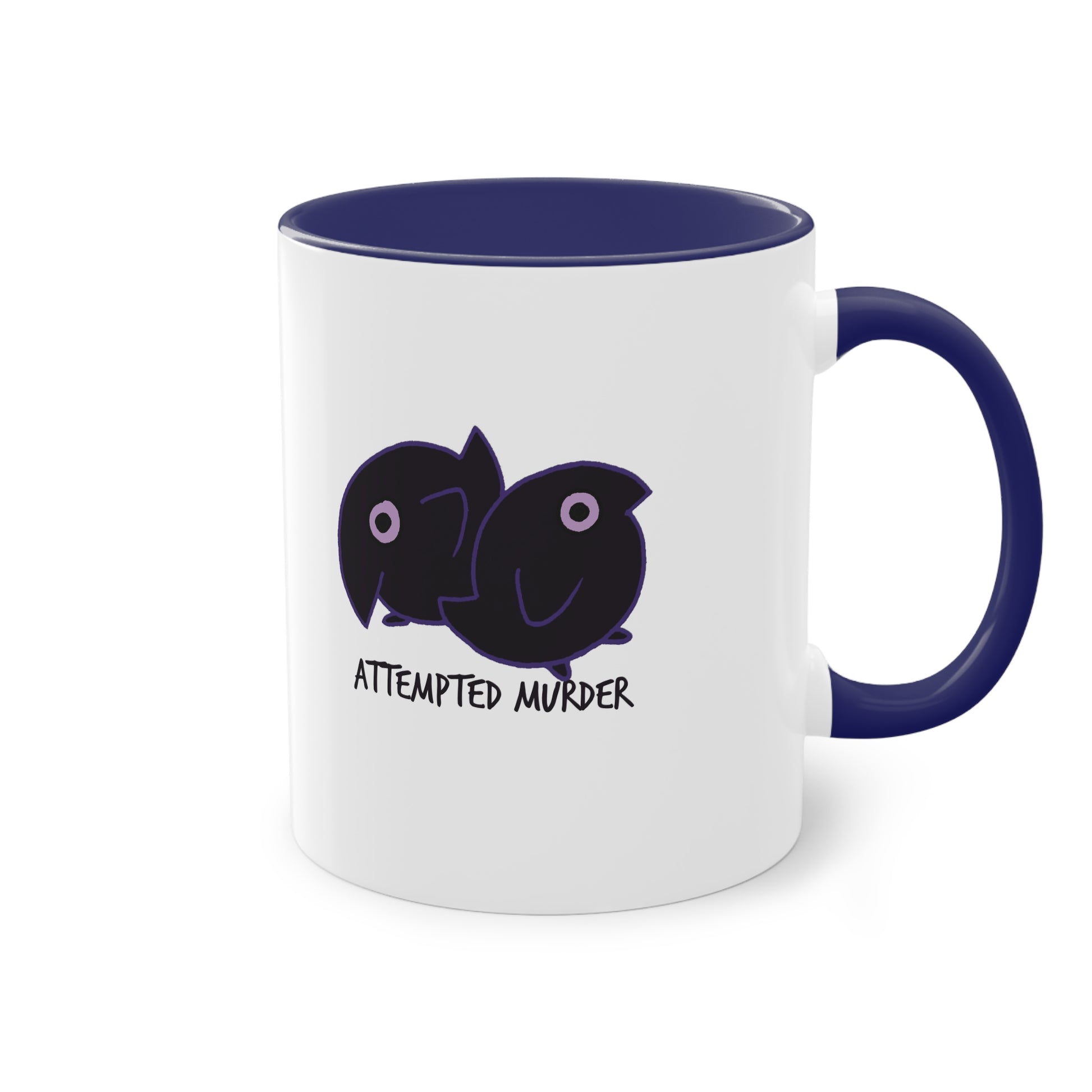 Two Tone Mug - Attempted Murder Design - ALIQUOS