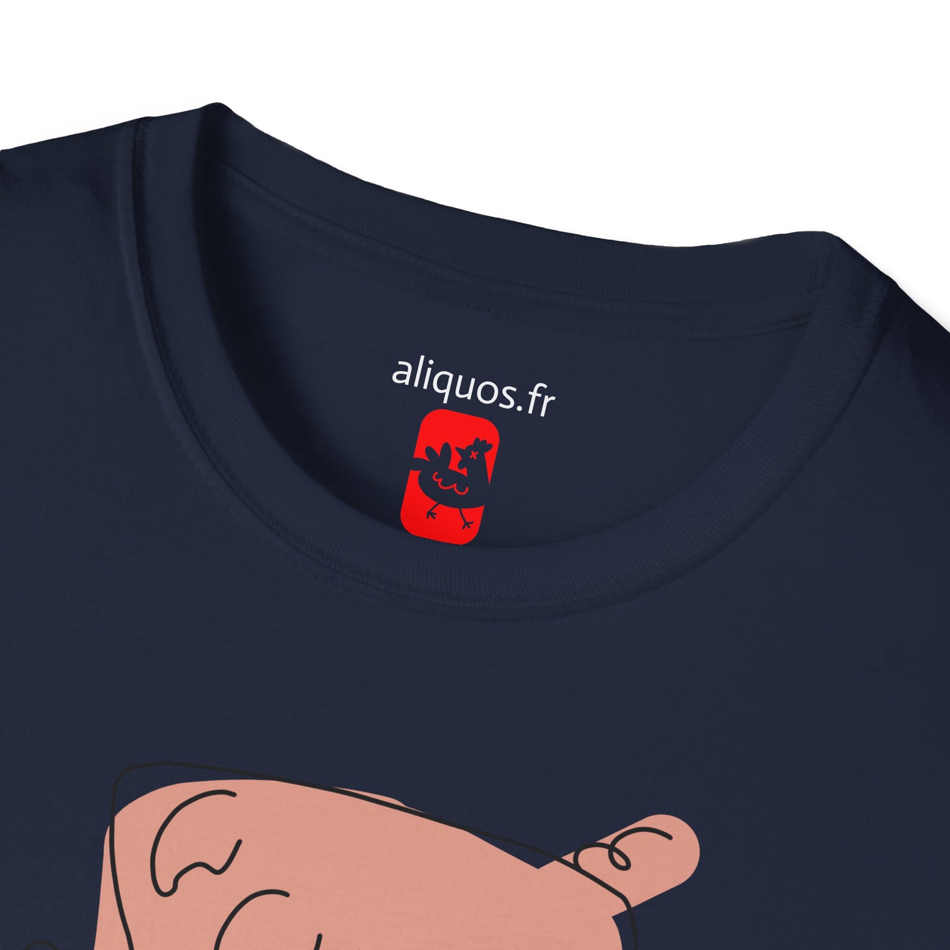 Blocky Piggy Unisex Tee - ALIQUOS